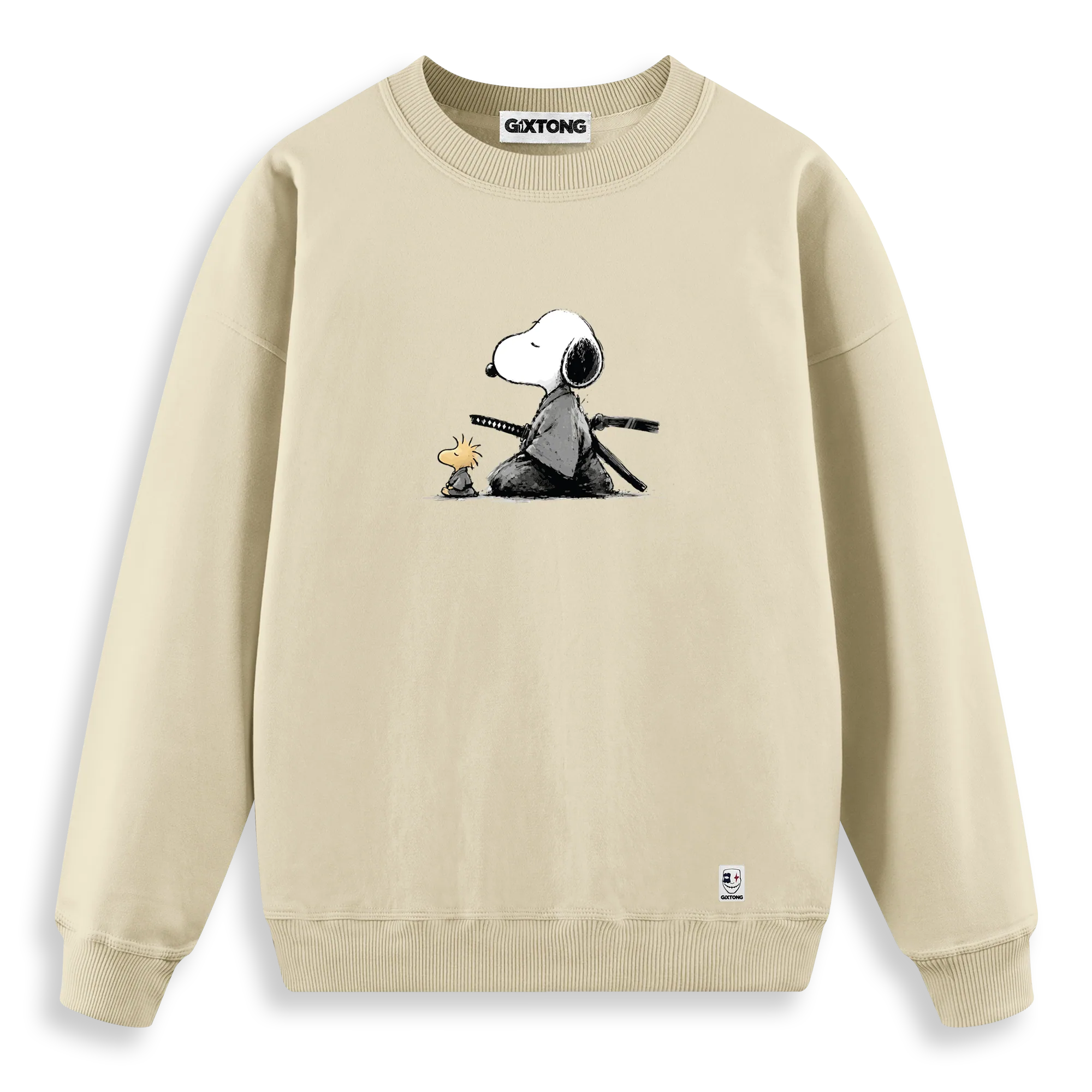 Samurai Snoopy - Regular Fit Kalıp Sweatshirt