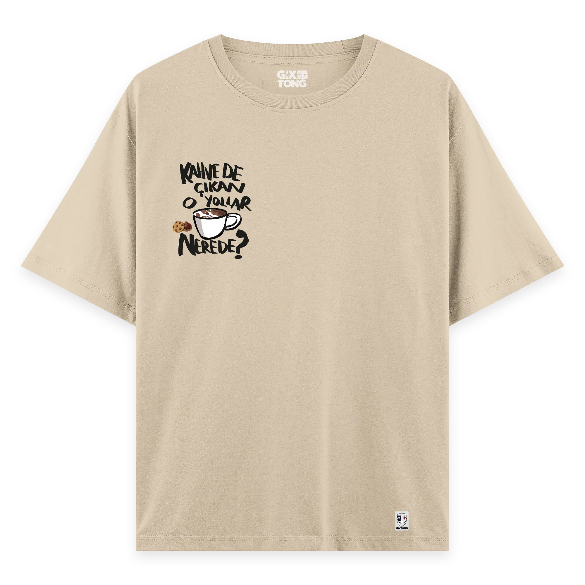 Nerede - Oversize Bol Kalıp T-shirt
