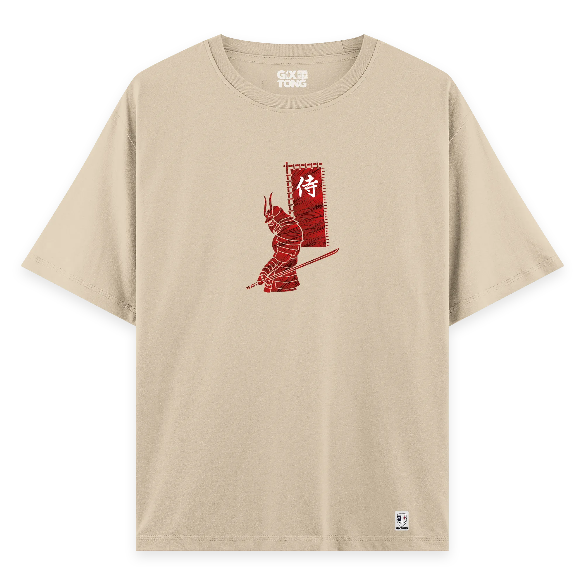Red Samurai - Oversize Bol Kalıp T-shirt