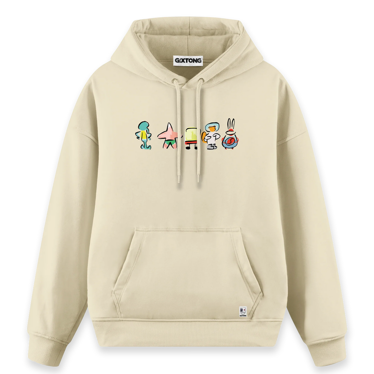 Sponge Family - Regular Fit Kalıp Hoodie