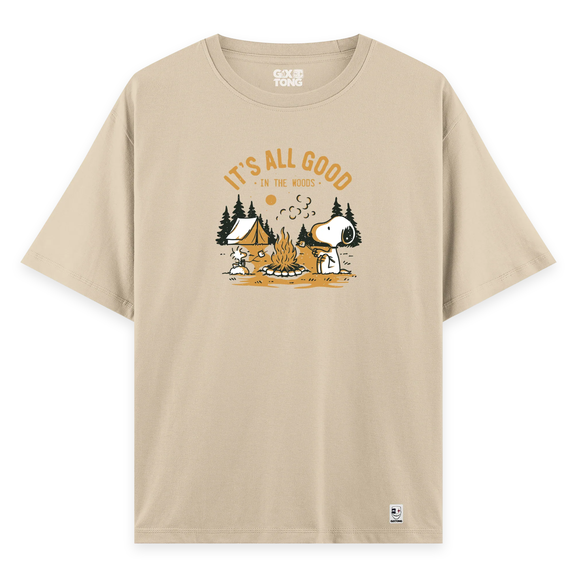 Camp Snoopy - Oversize Bol Kalıp T-shirt