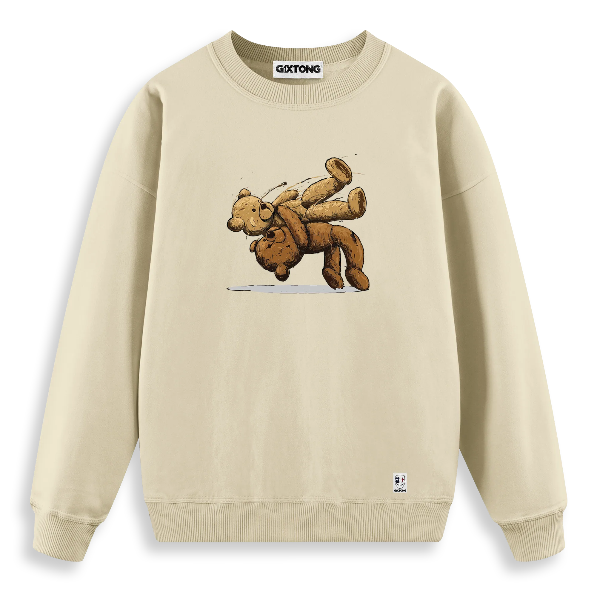 Fight Bear - Regular Fit Kalıp Sweatshirt