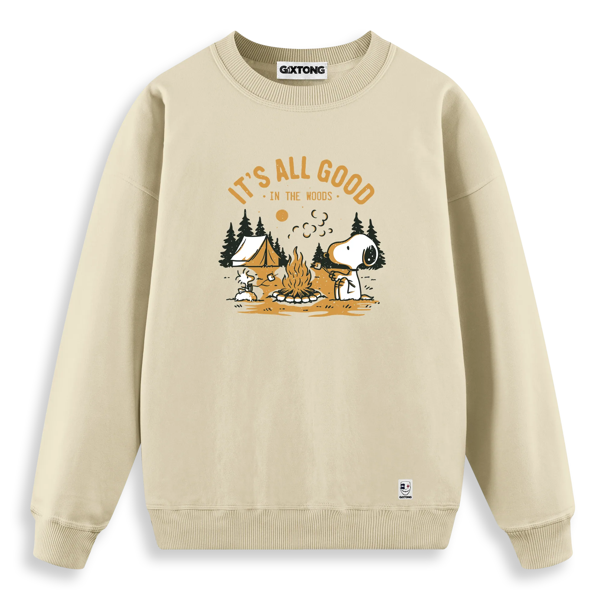 Camp Snoopy - Regular Fit Kalıp Sweatshirt