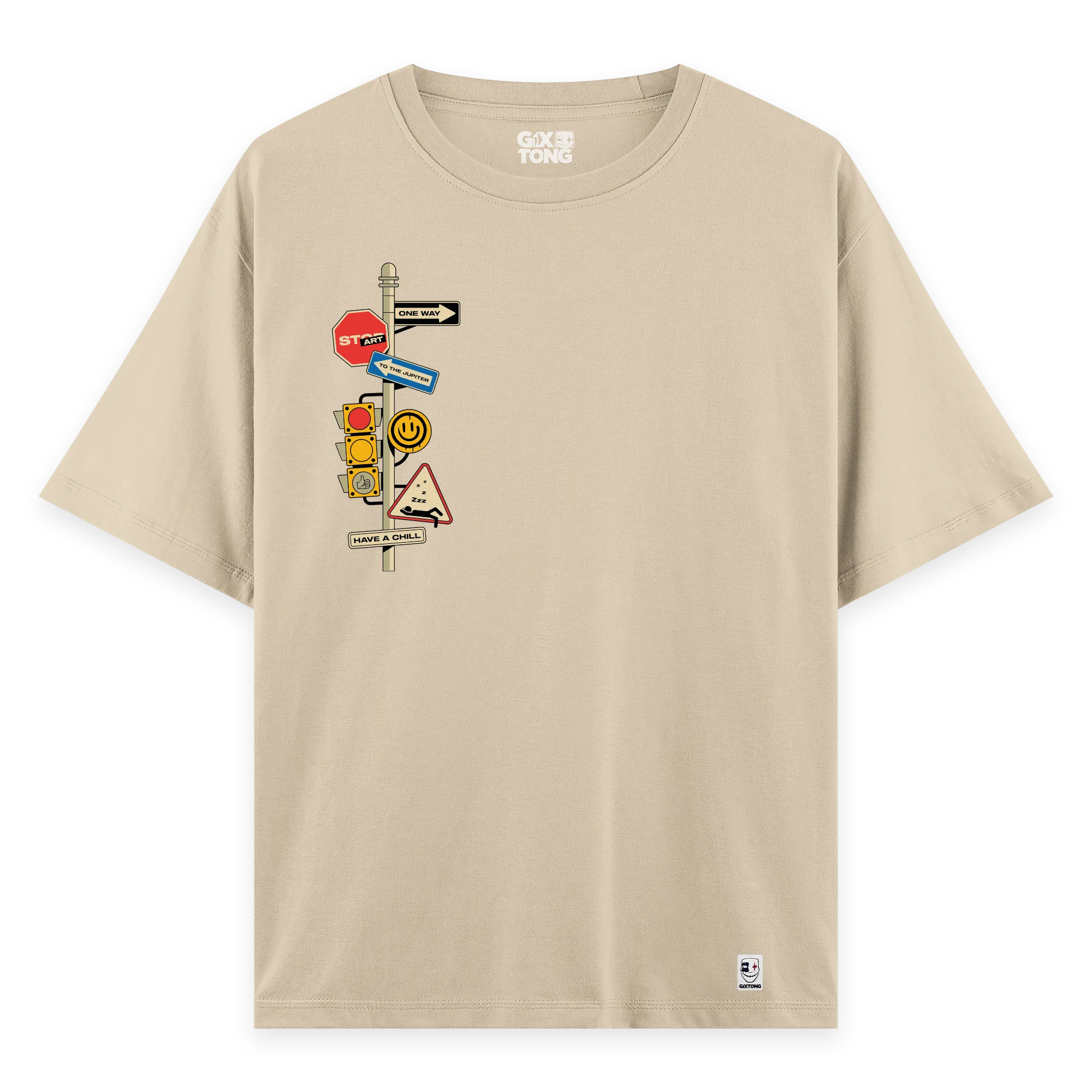 One Way - Oversize Bol Kalıp T-shirt