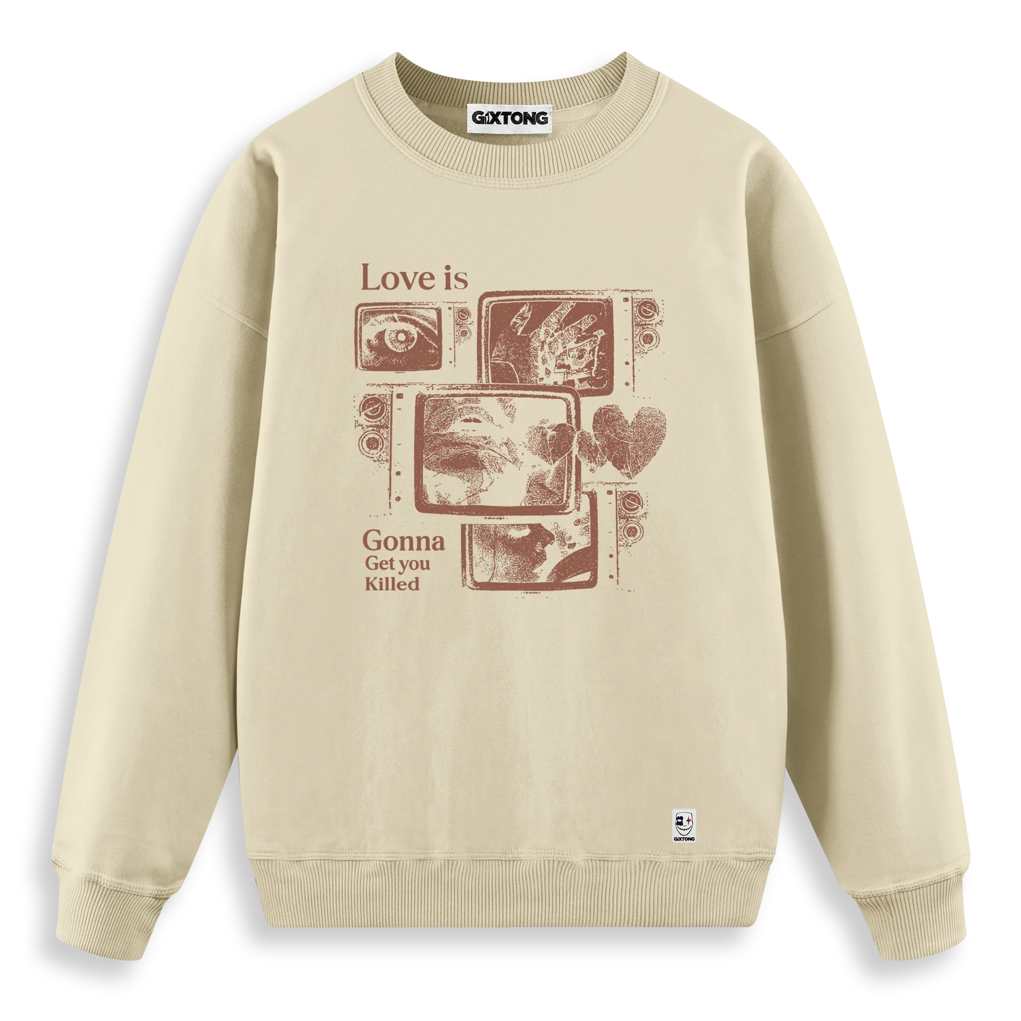 Love Is - Regular Fit Kalıp Sweatshirt