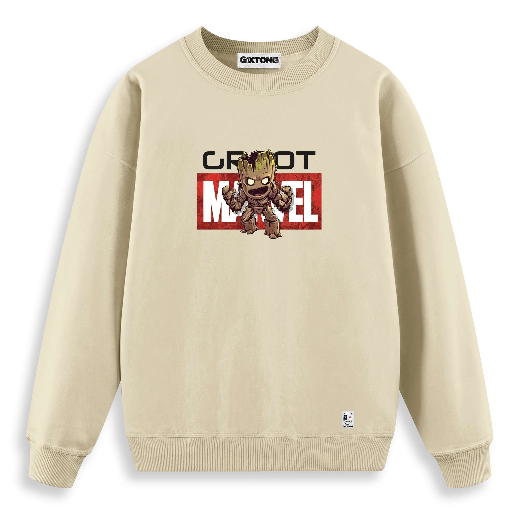 Marvel Groot - Regular Fit Kalıp Sweatshirt
