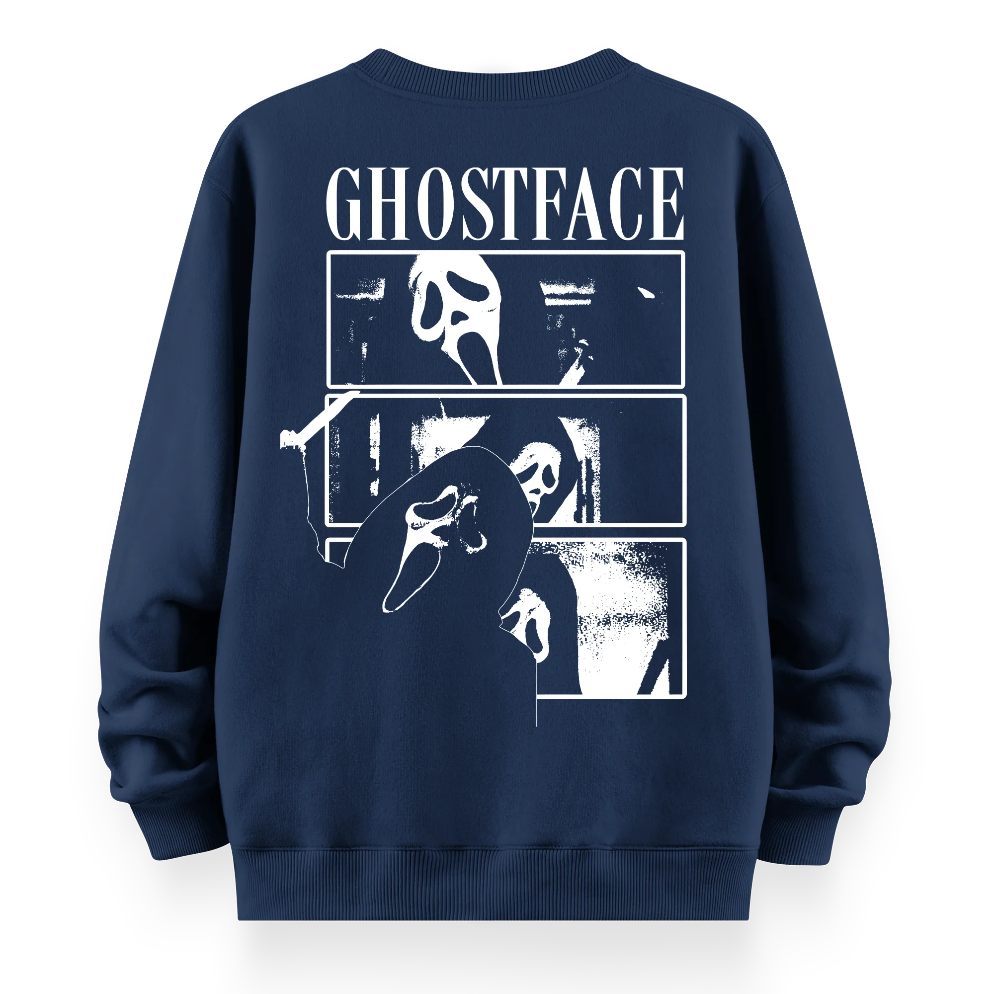 Ghost Face - Oversize Bol Kalıp Sweatshirt