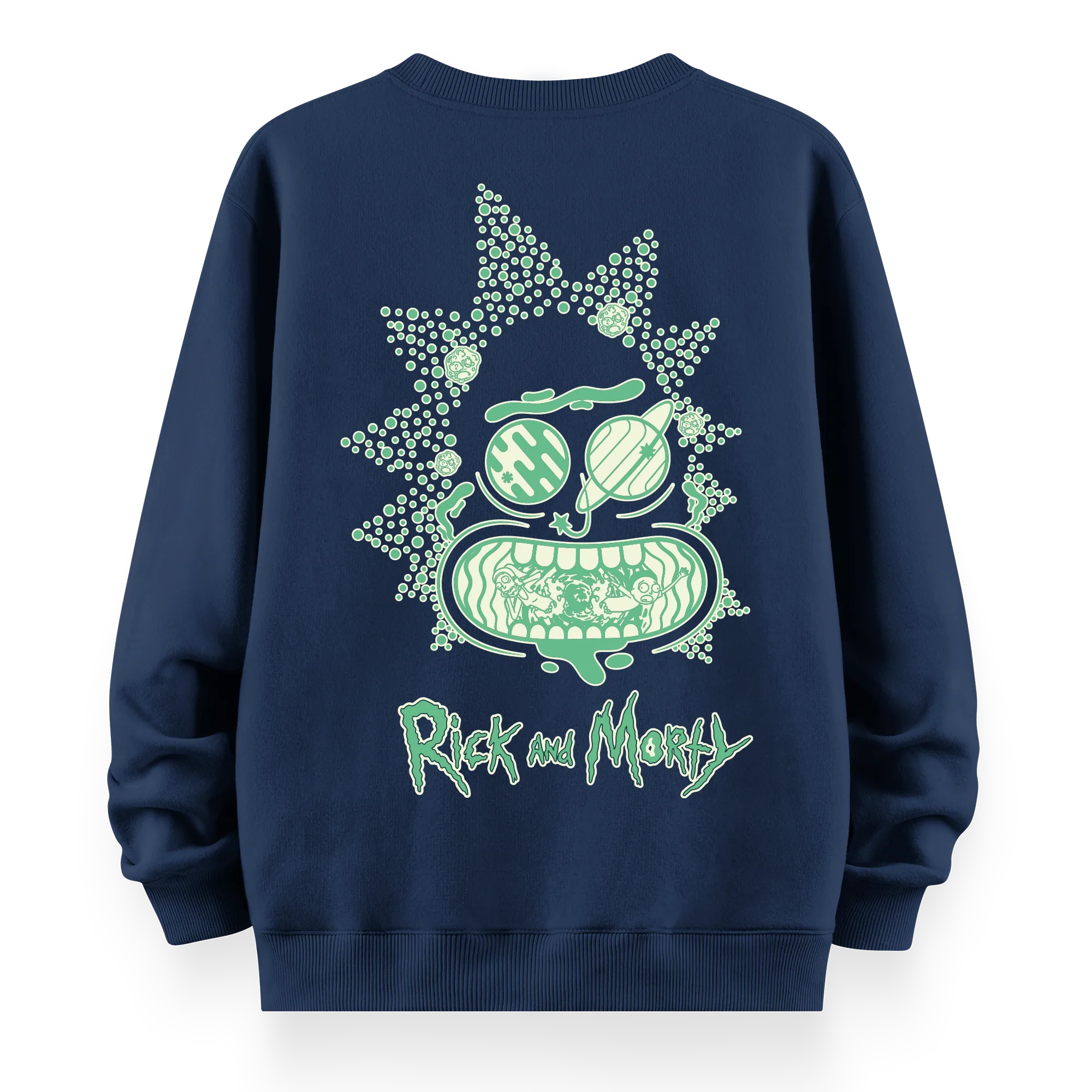 Toxic Rick - Oversize Bol Kalıp Sweatshirt