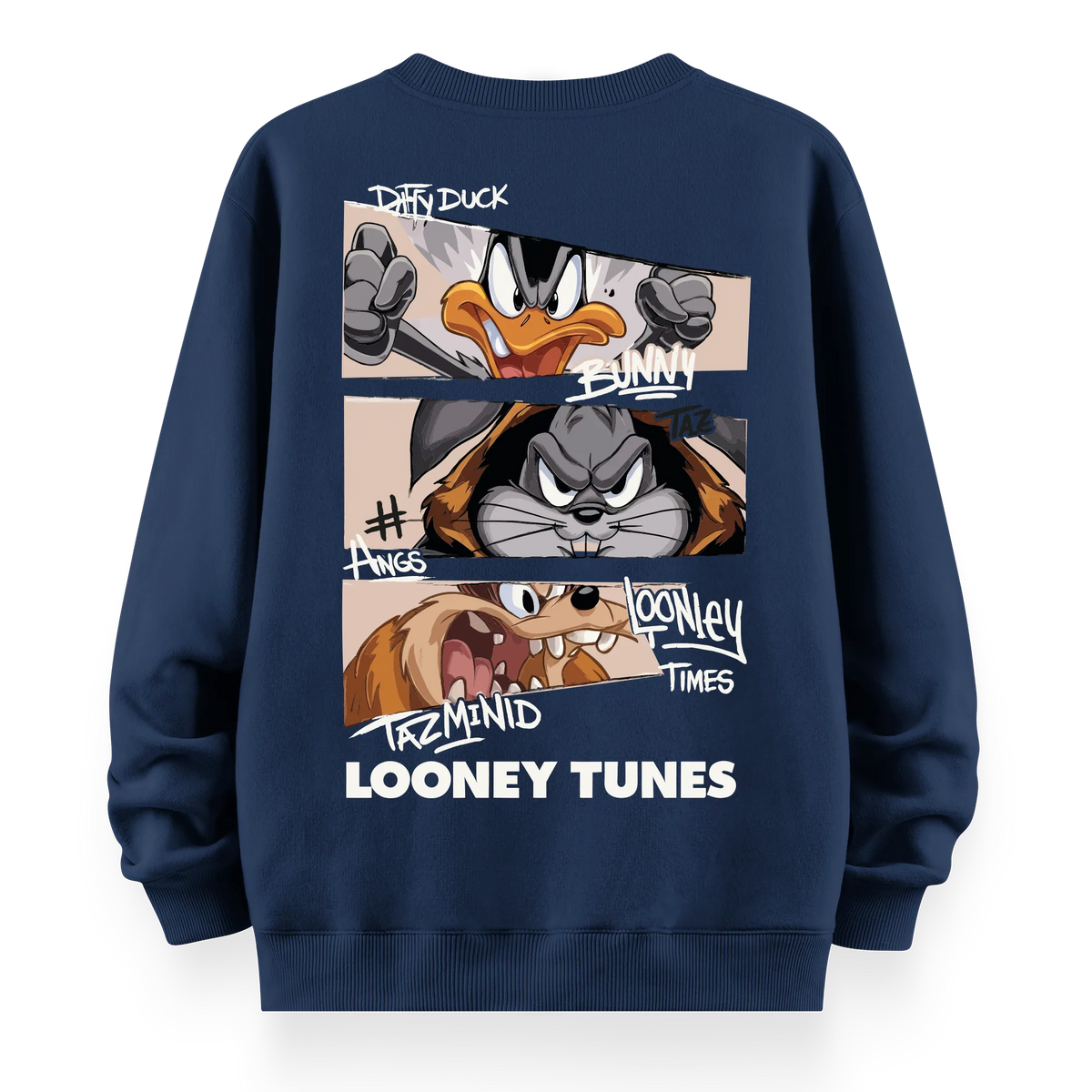 Looney Tunes - Oversize Bol Kalıp Sweatshirt