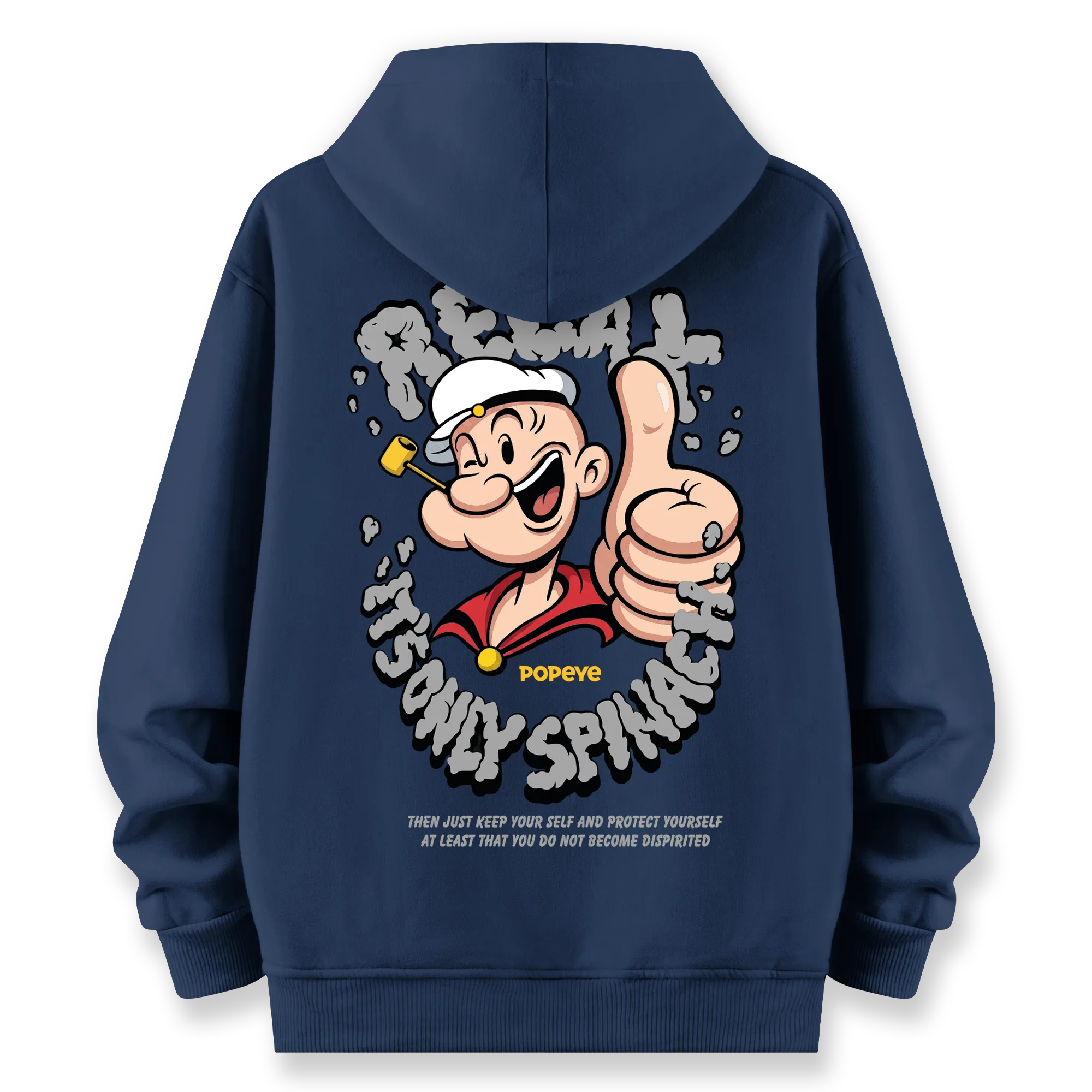 Popeye - Oversize Bol Kalıp Hoodie
