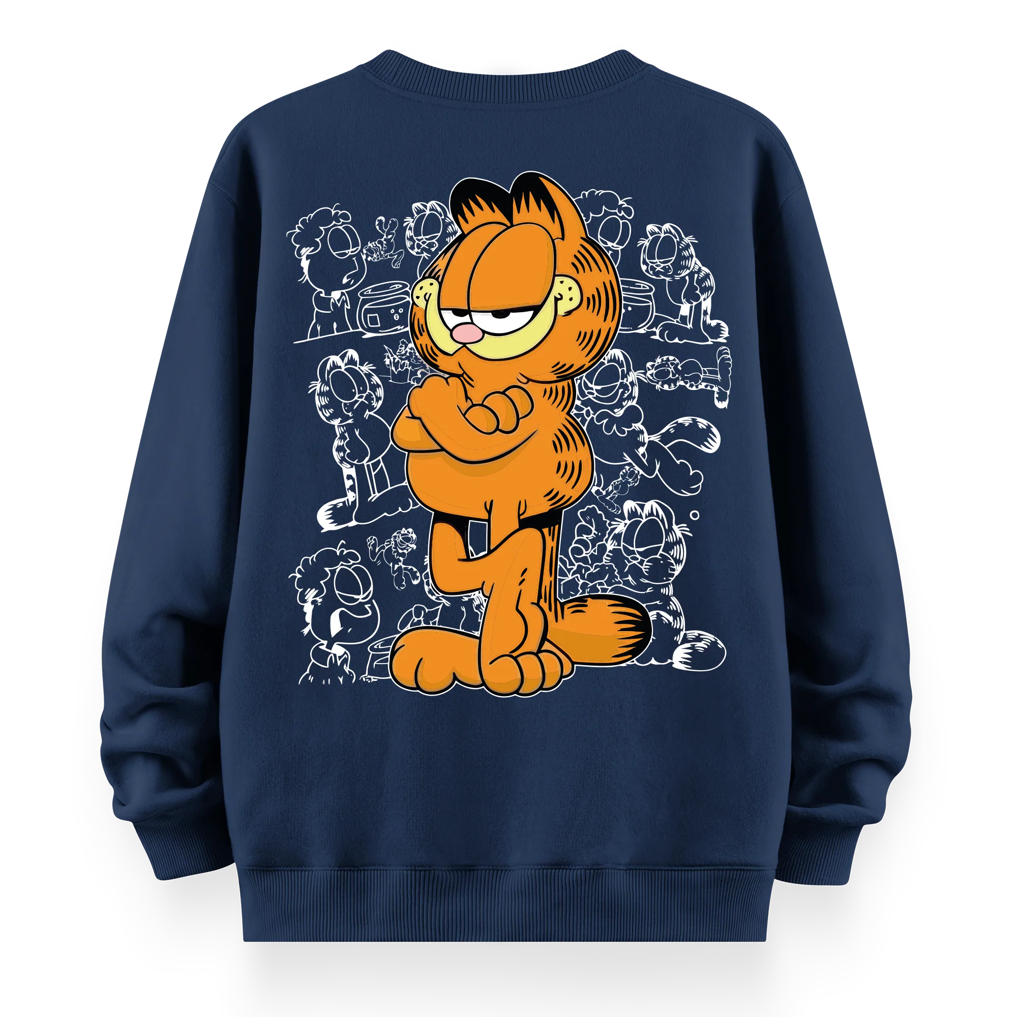 Garfield - Oversize Bol Kalıp Sweatshirt