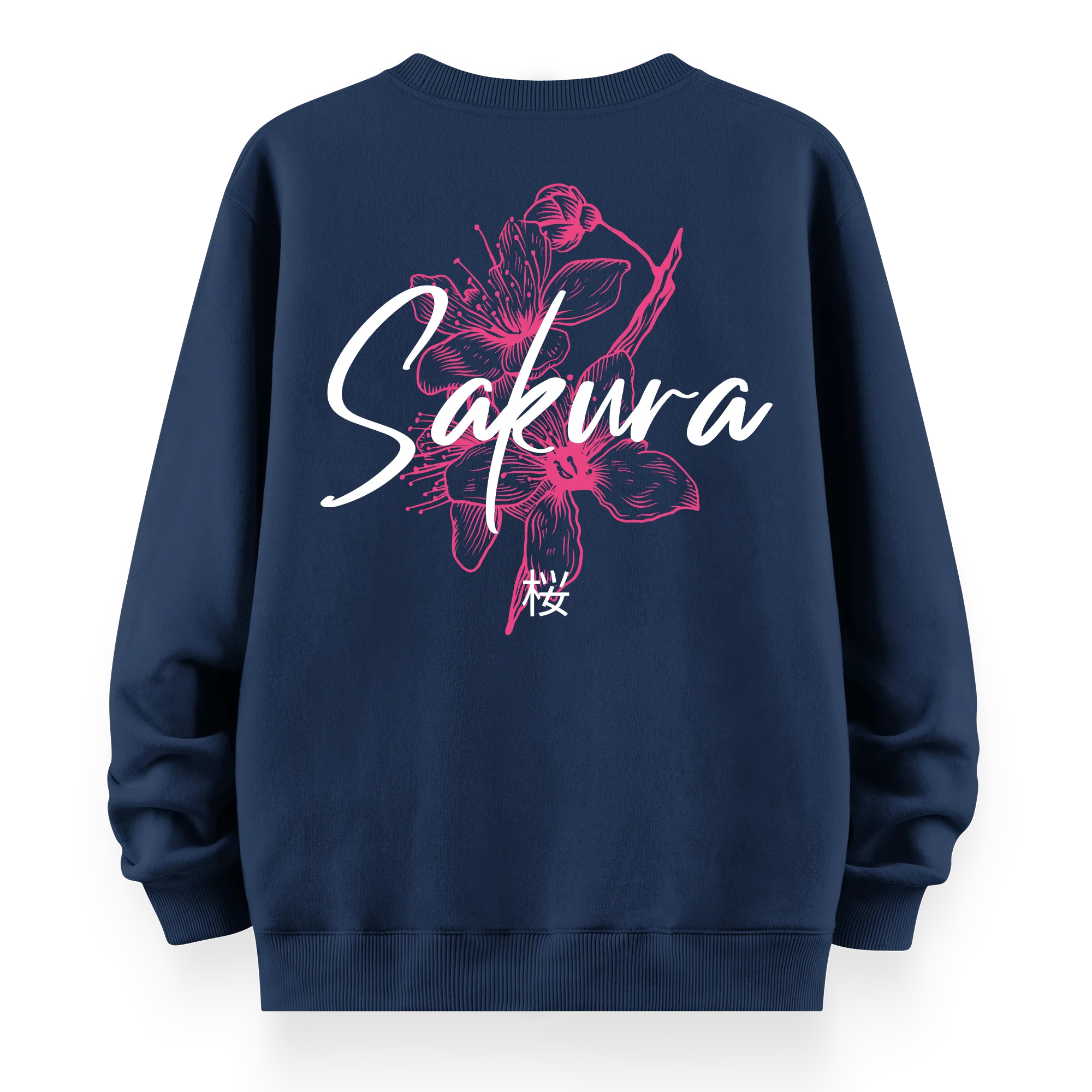 Sakura - Oversize Bol Kalıp Sweatshirt