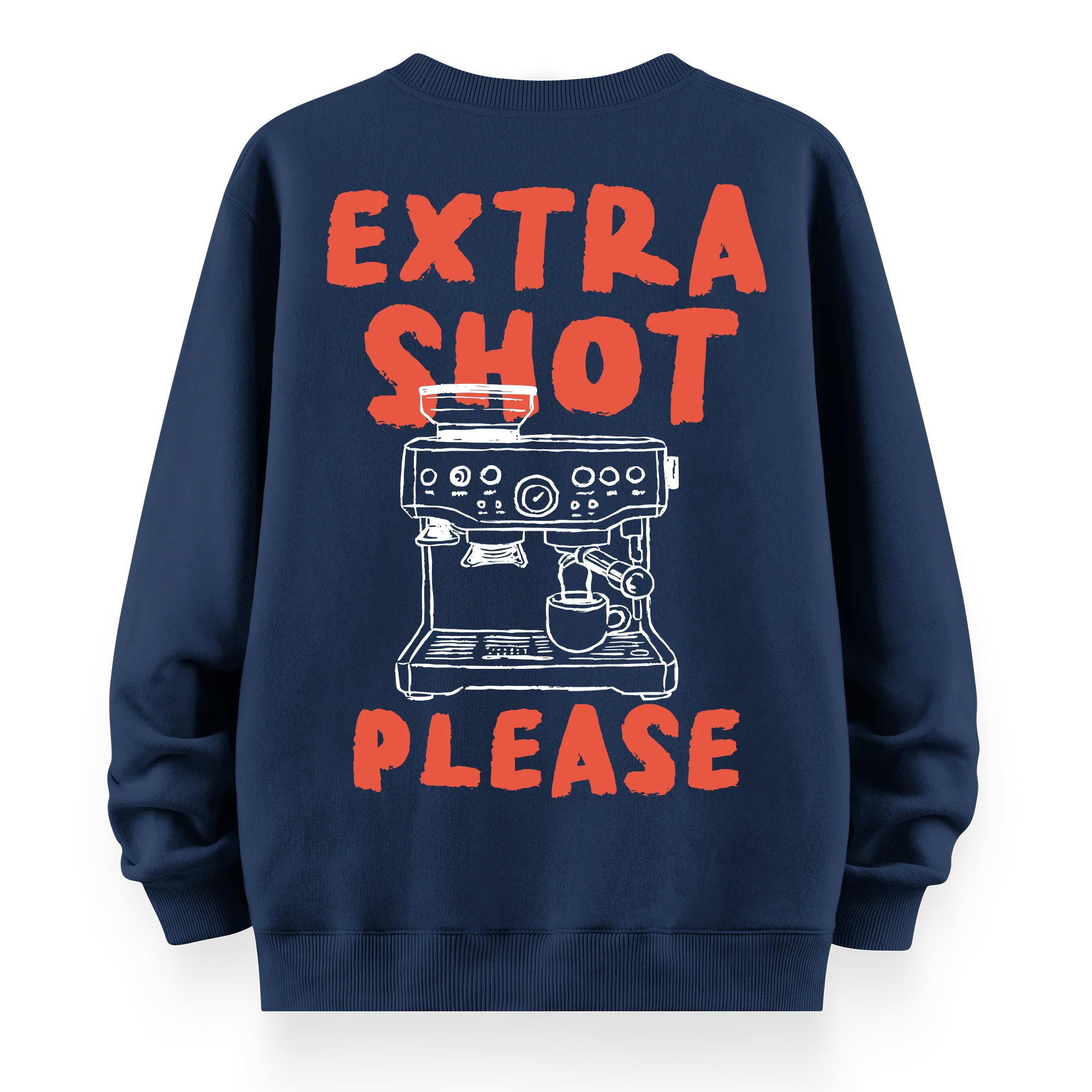 Extra Shot - Oversize Bol Kalıp Sweatshirt