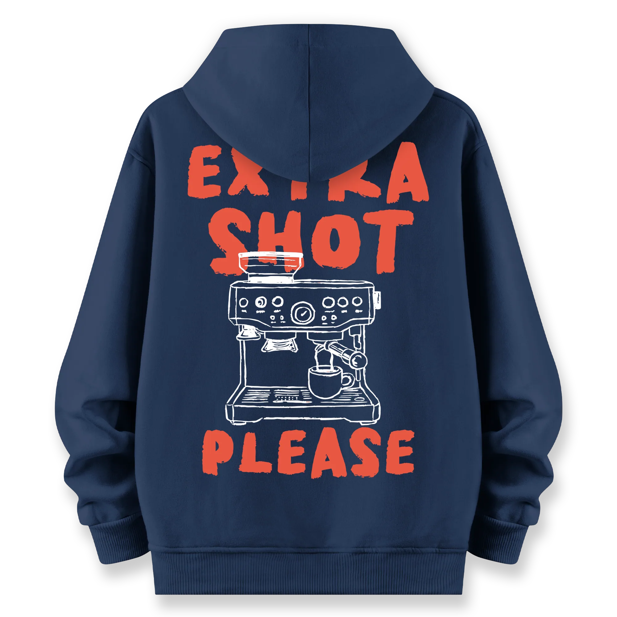 Extra Shot - Oversize Bol Kalıp Hoodie