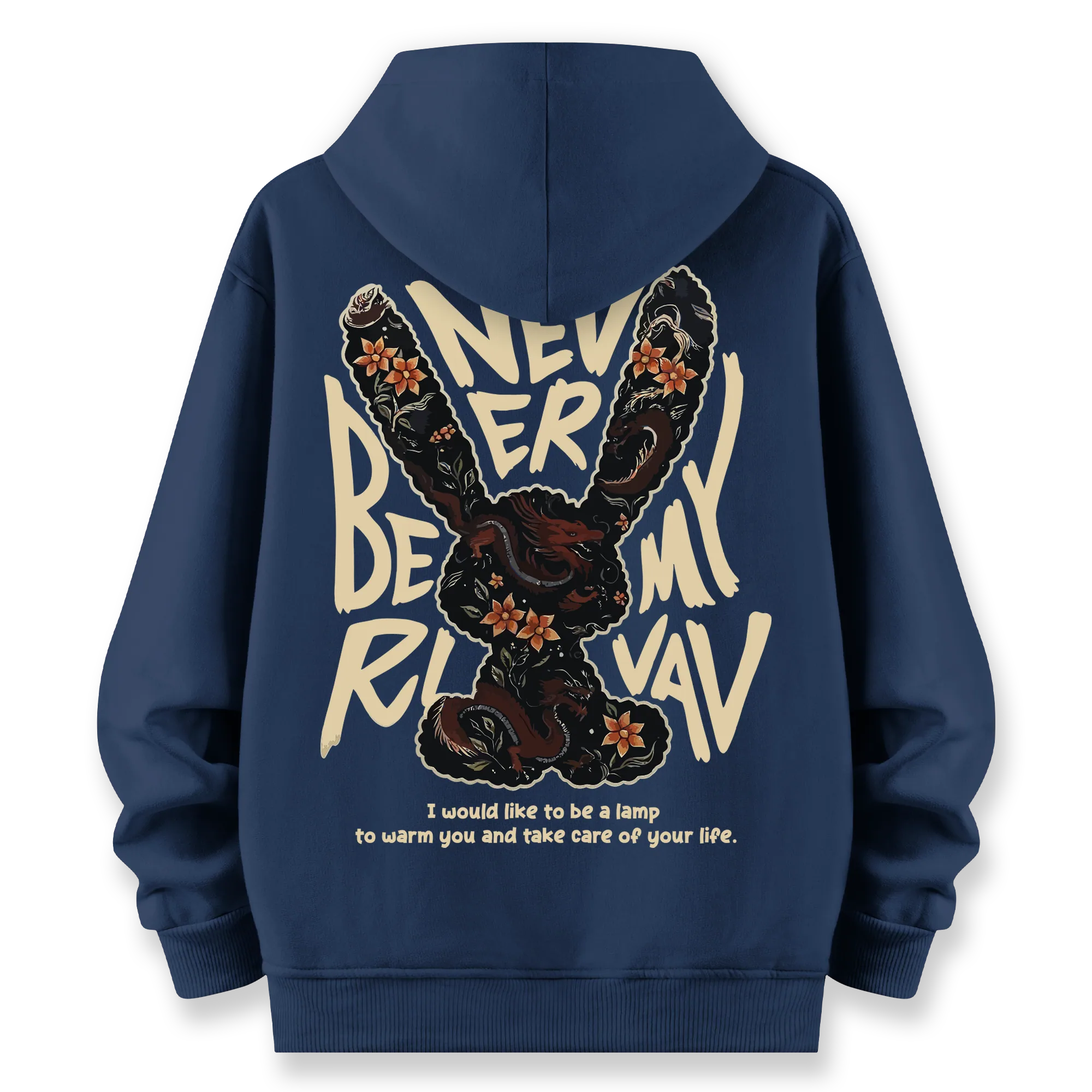 Rabbit - Oversize Bol Kalıp Hoodie