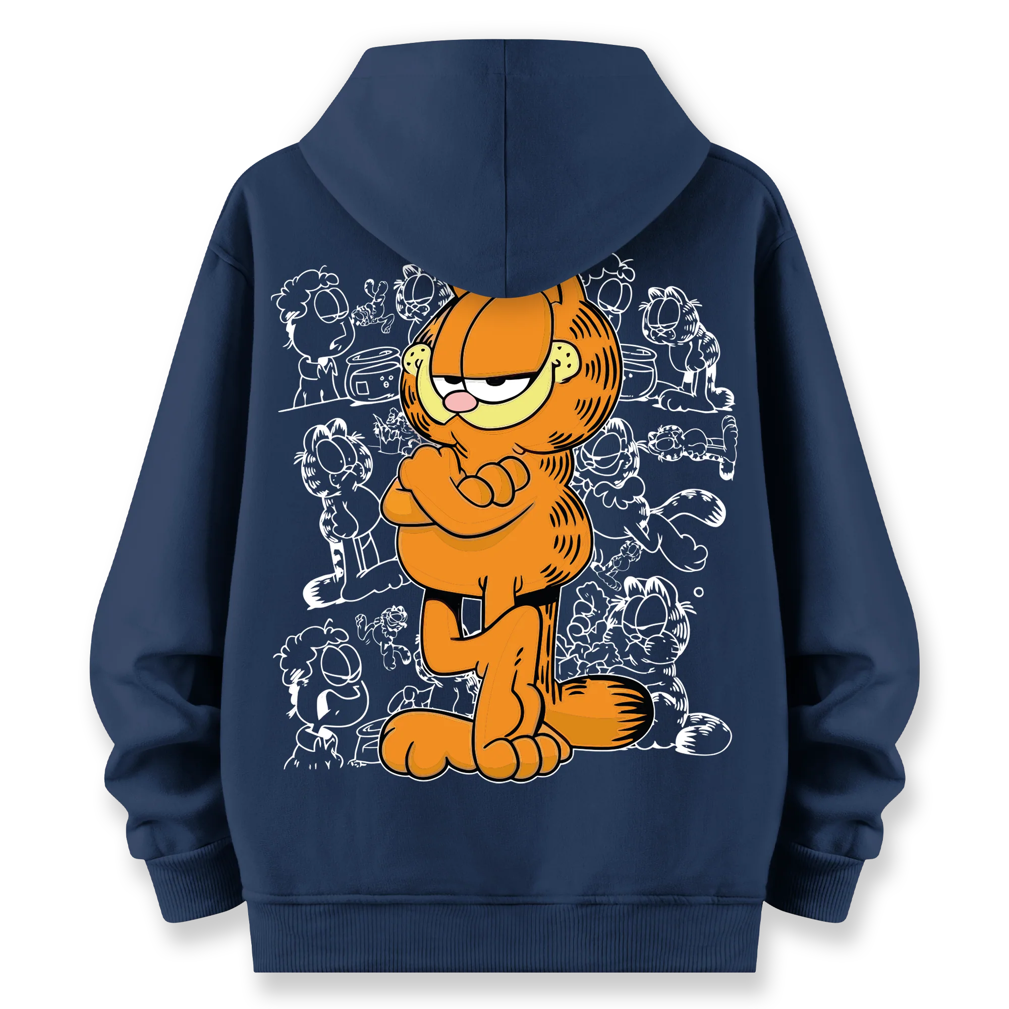 Garfield - Oversize Bol Kalıp Hoodie