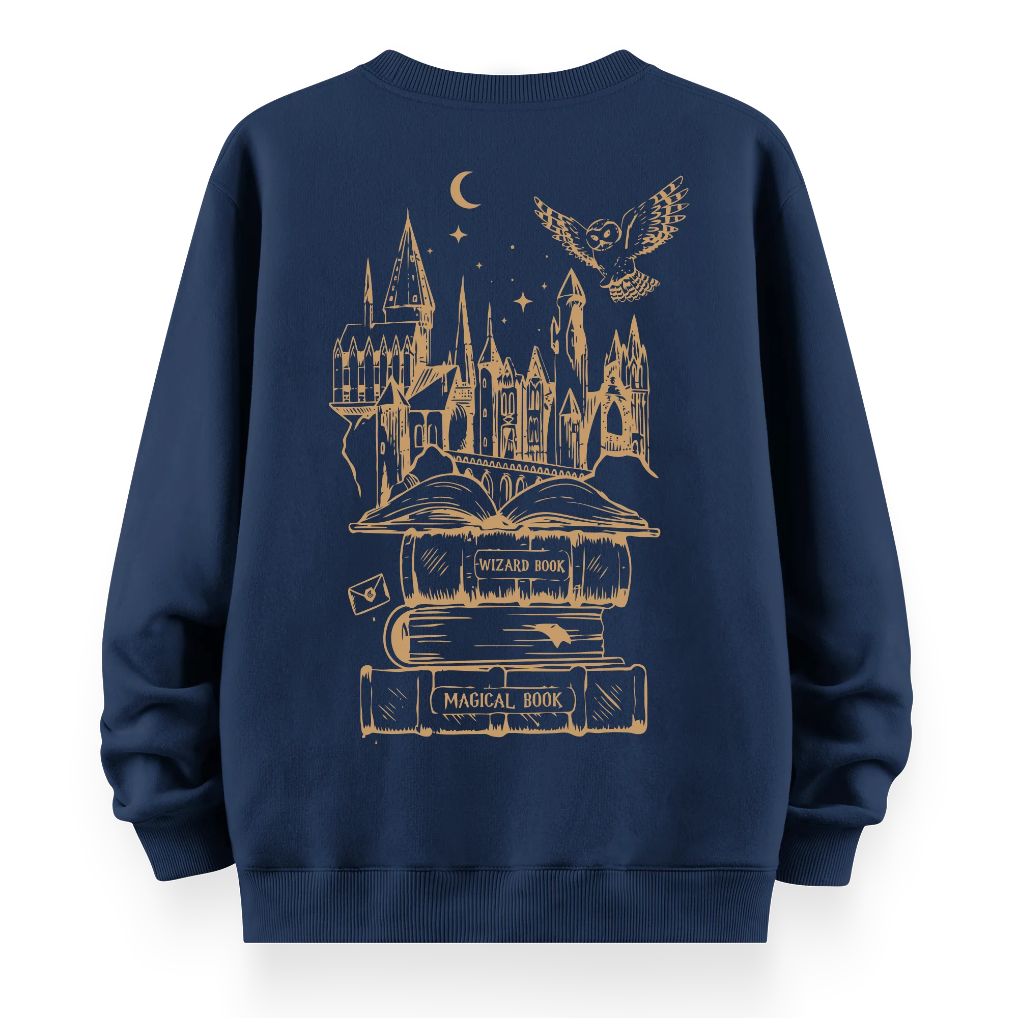 Hogwarts- Oversize Bol Kalıp Sweatshirt