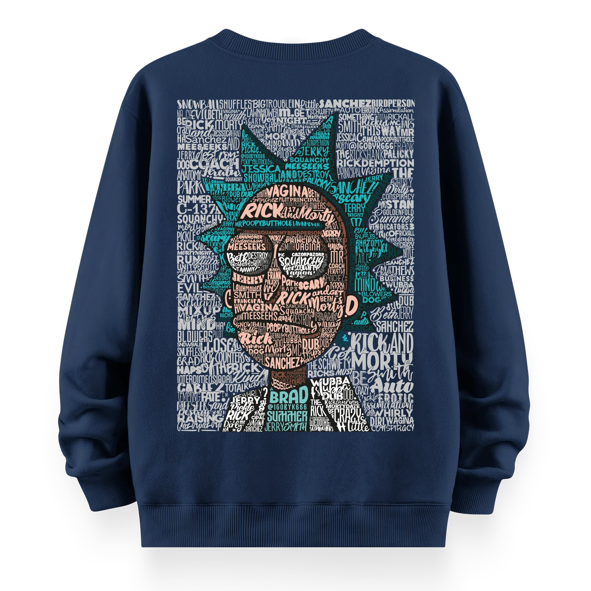 Rick's World - Oversize Bol Kalıp Sweatshirt