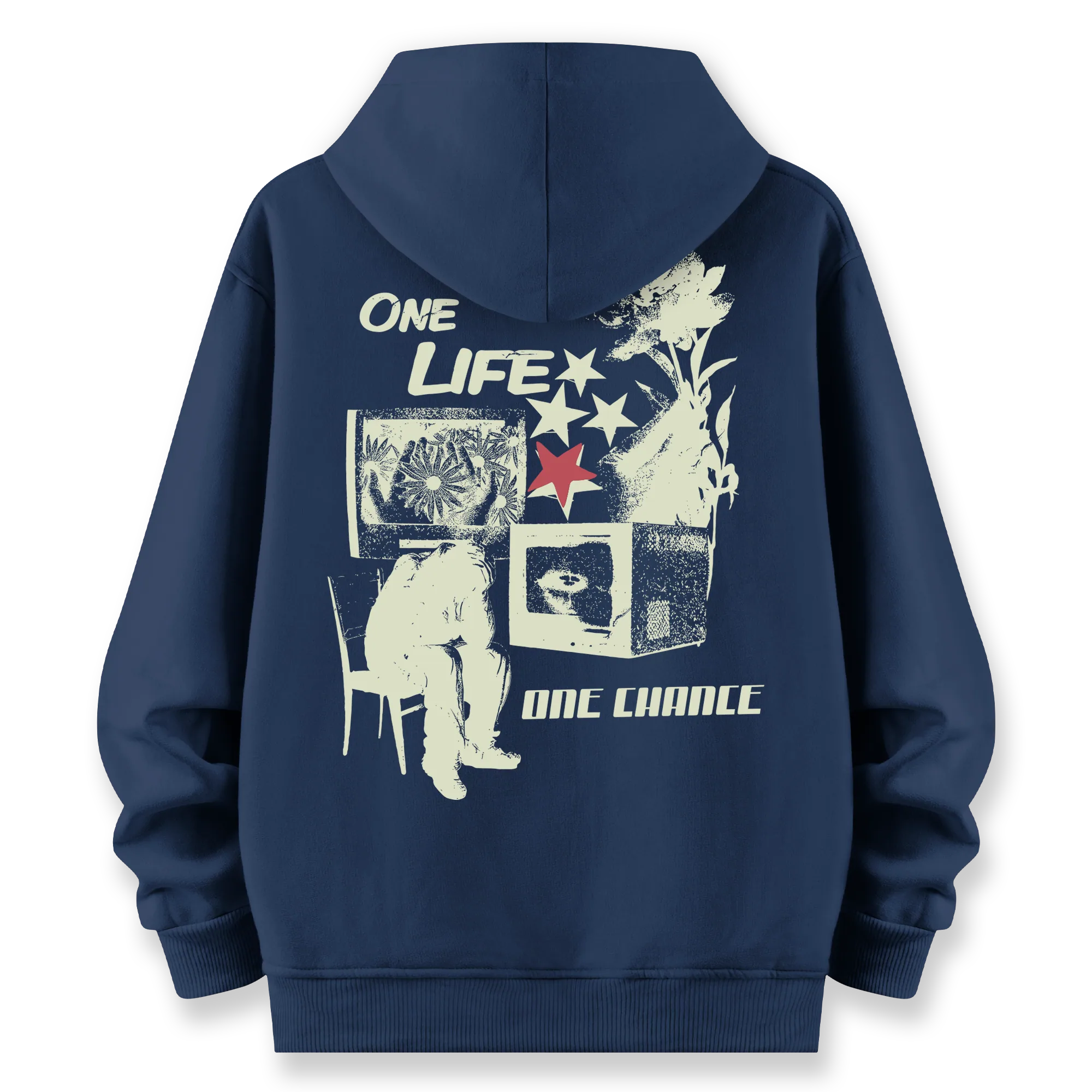 One Chance - Oversize Bol Kalıp Hoodie