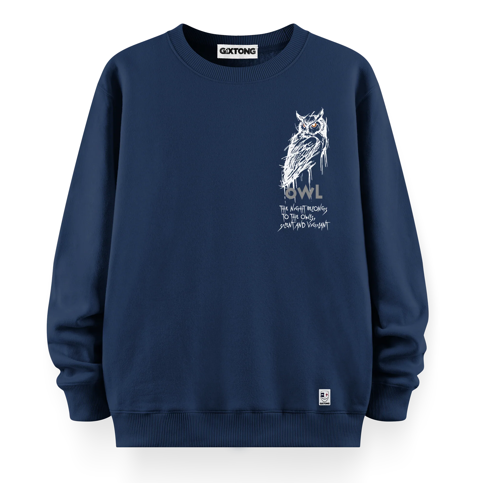 Night Owl - Oversize Bol Kalıp Sweatshirt