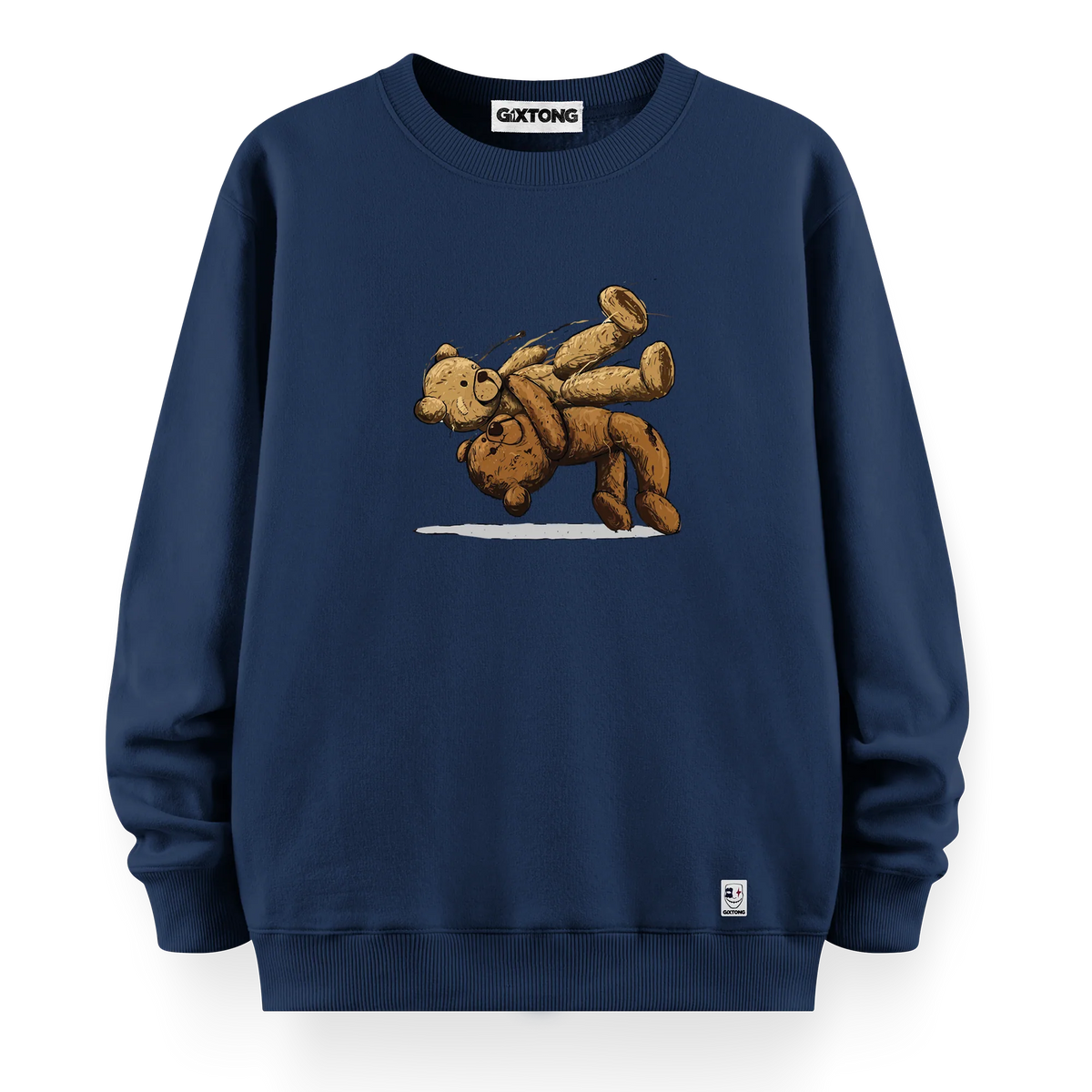Fight Bear - Oversize Bol Kalıp Sweatshirt