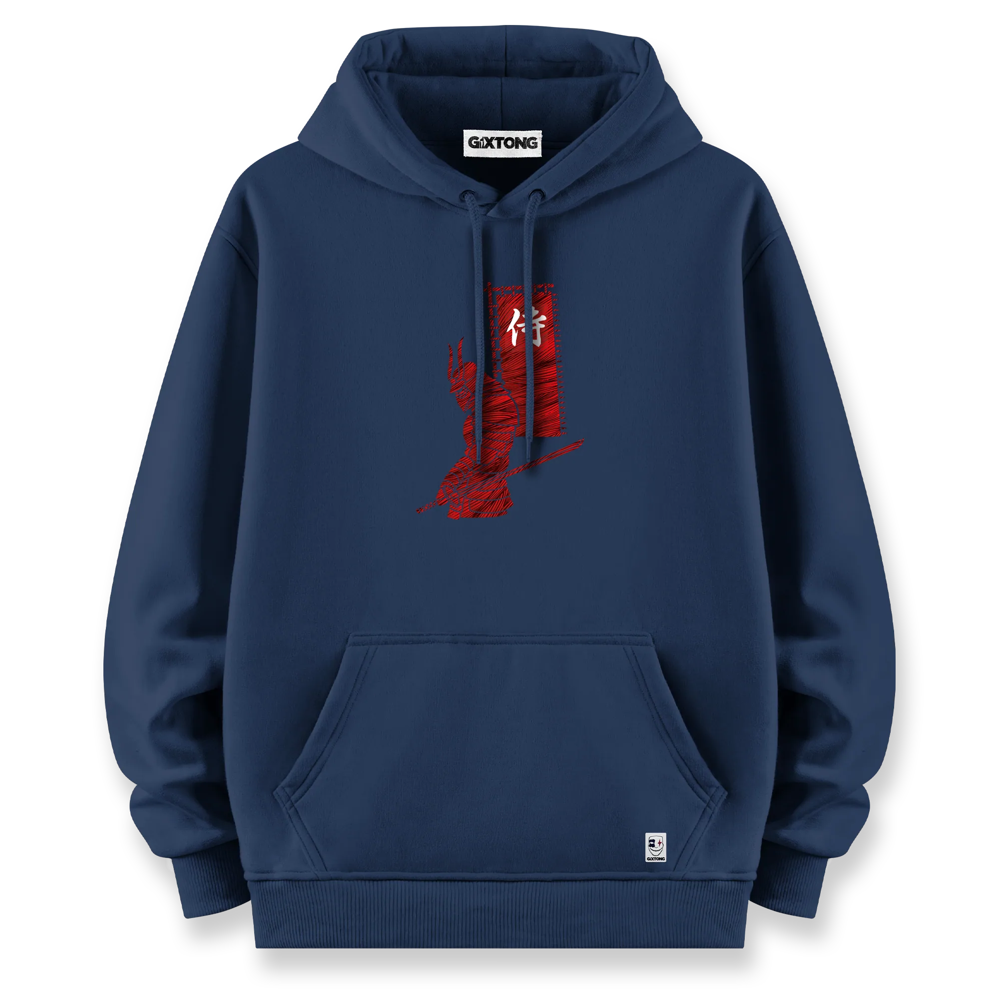 Red Samurai - Oversize Bol Kalıp Hoodie
