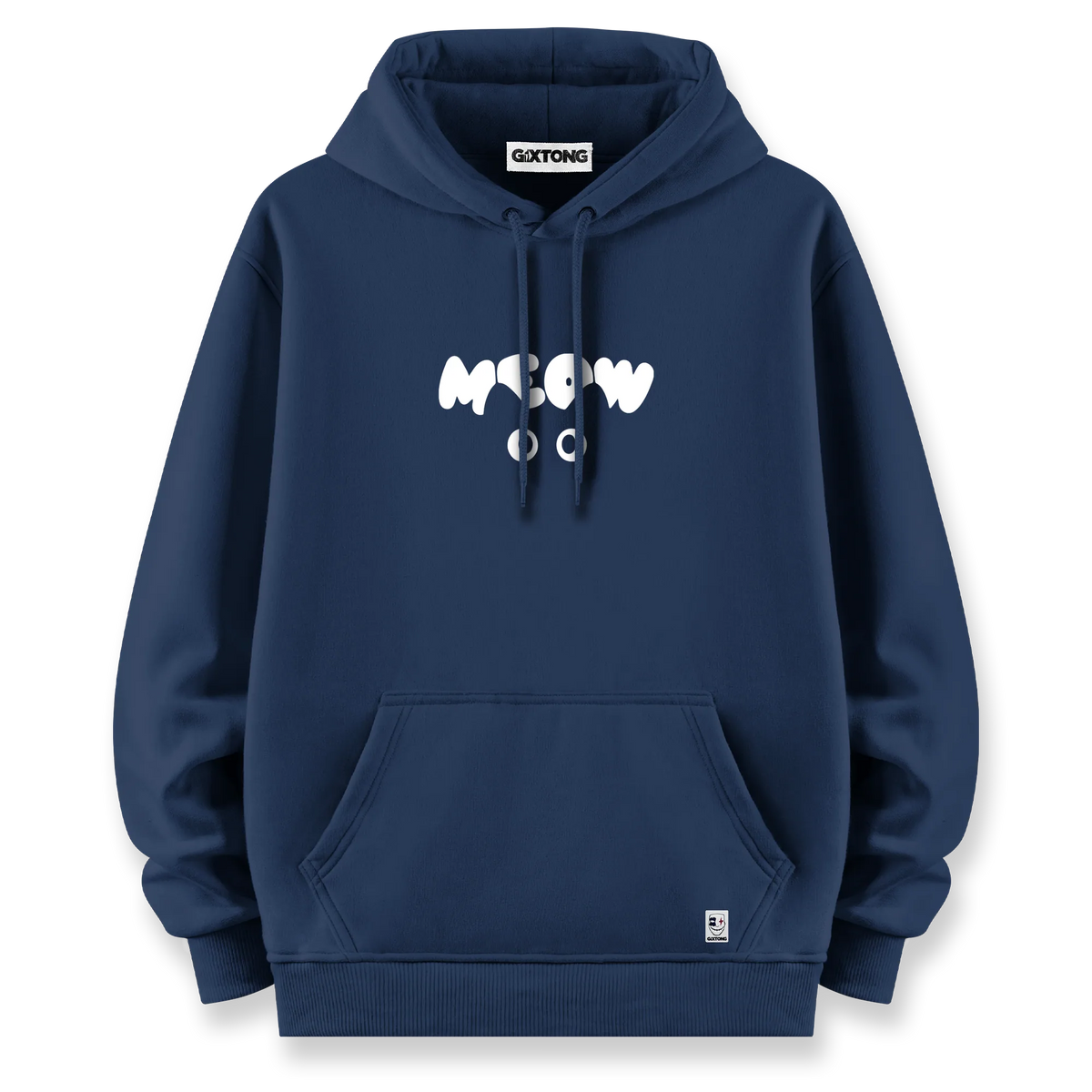 Meow - Oversize Bol Kalıp Hoodie