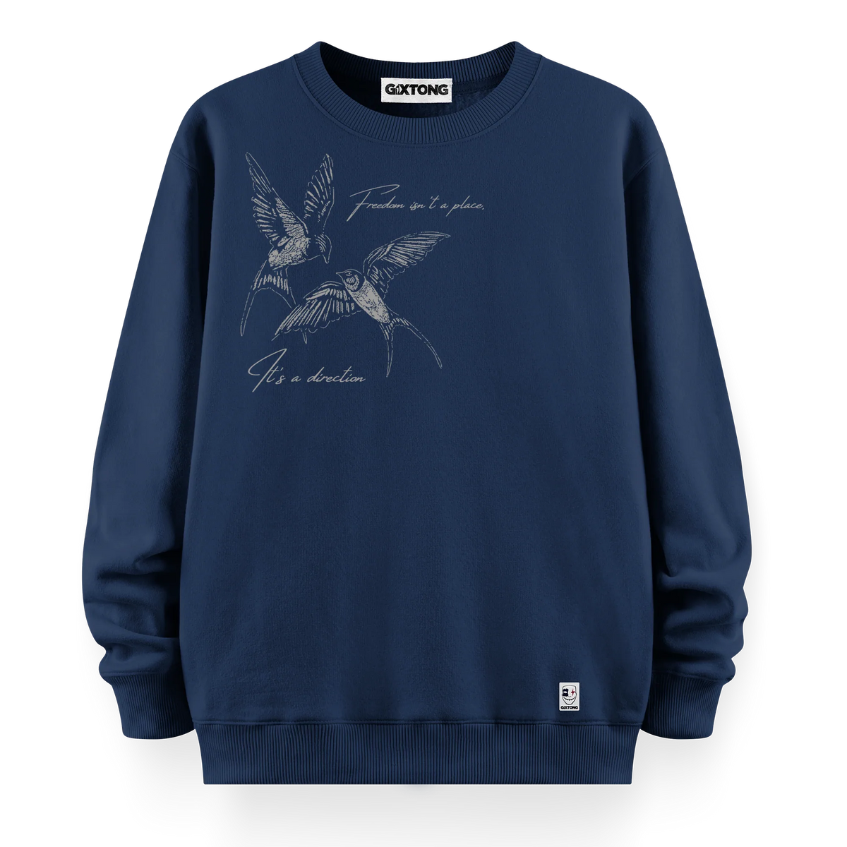 Birds - Oversize Bol Kalıp Sweatshirt