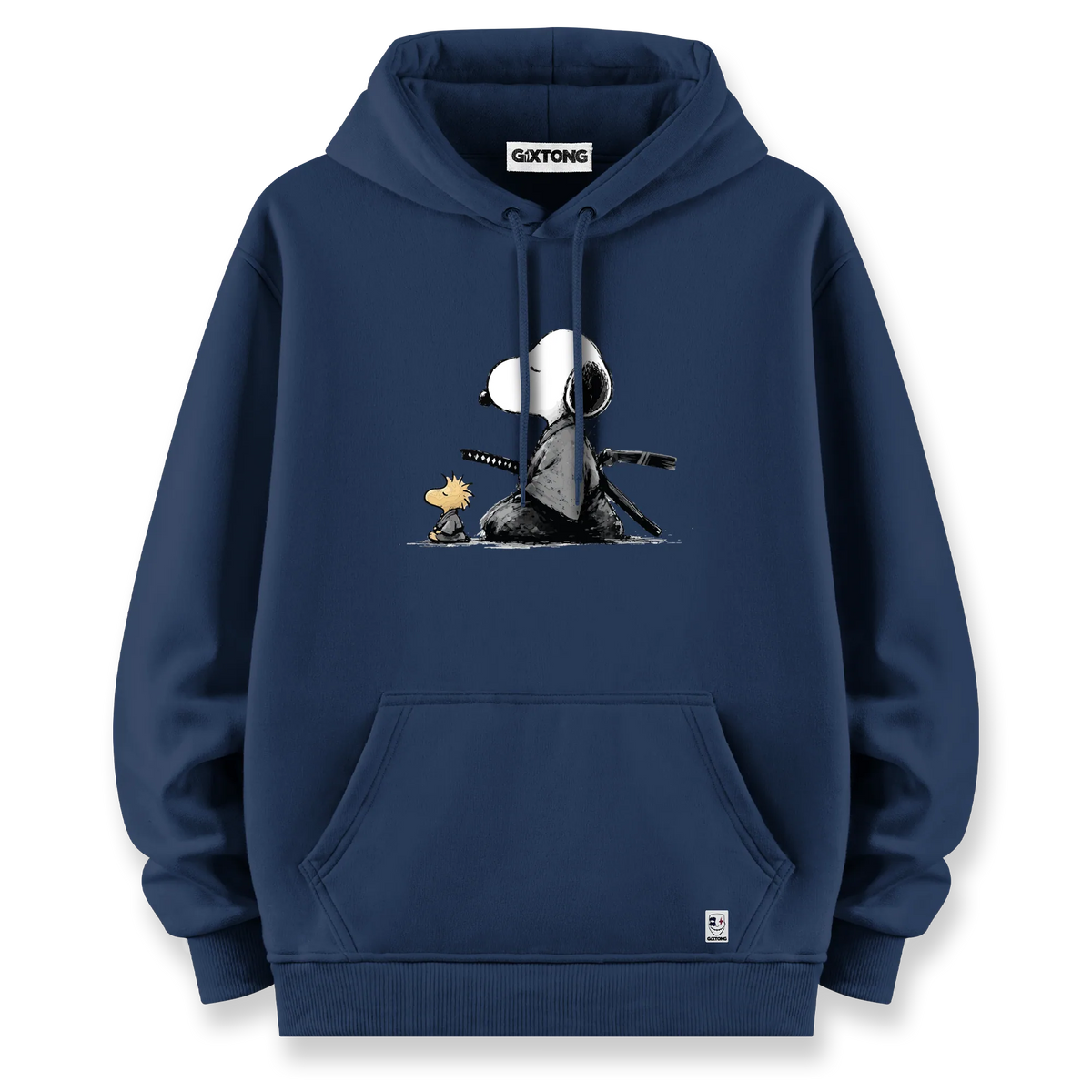 Samurai Snoopy - Oversize Bol Kalıp Hoodie