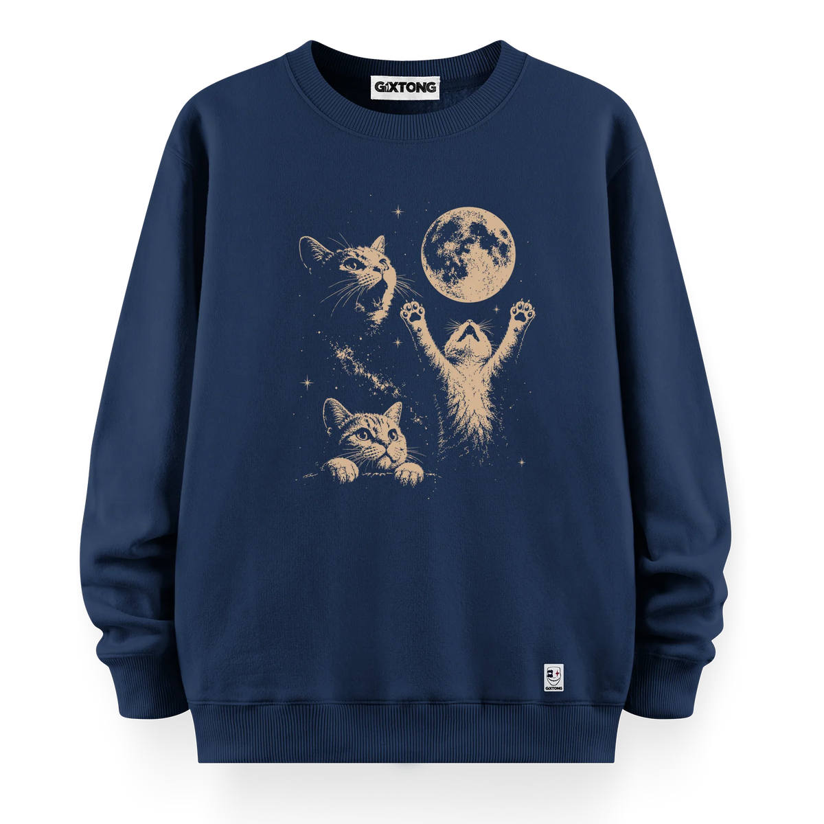 Catlight - Oversize Bol Kalıp Sweatshirt