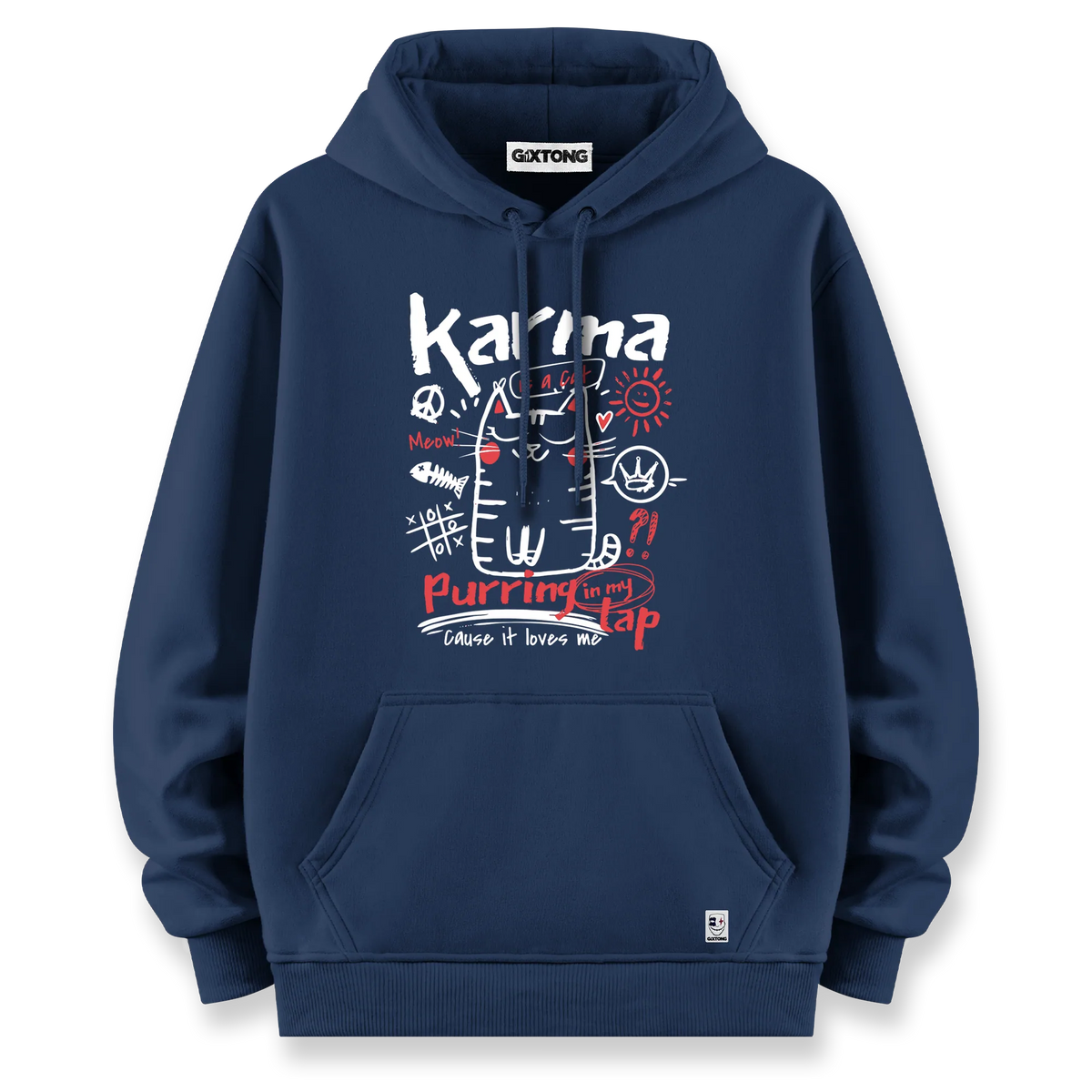 Karma - Oversize Bol Kalıp Hoodie
