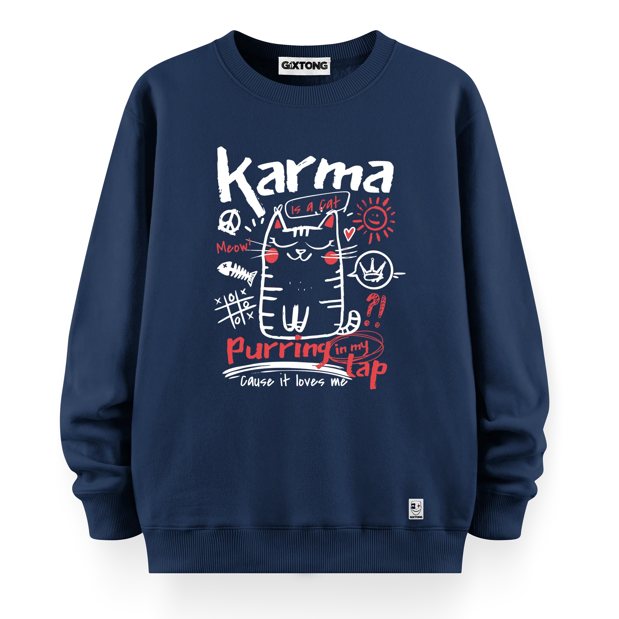 Karma - Oversize Bol Kalıp Sweatshirt