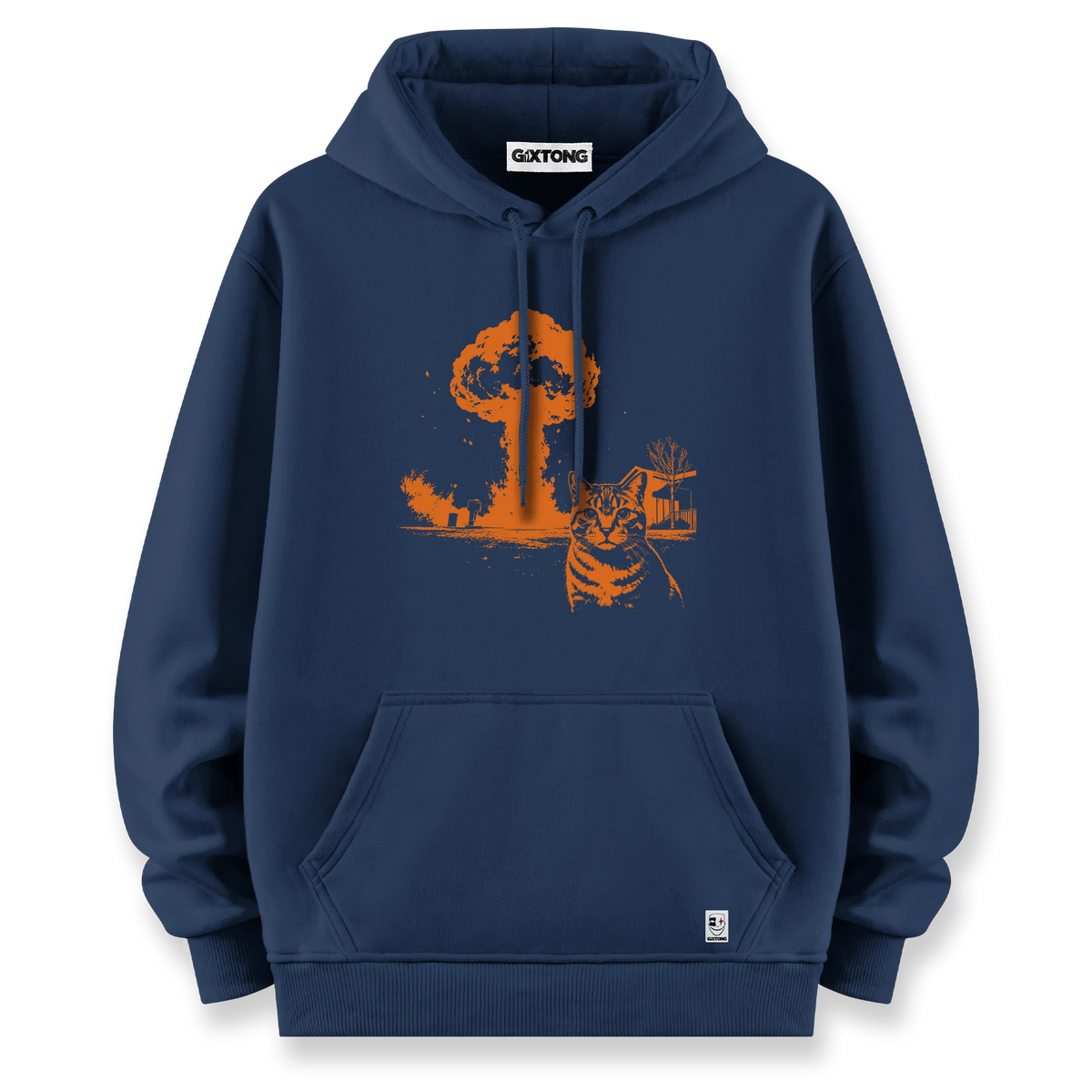 Cat Bomb - Oversize Bol Kalıp Hoodie