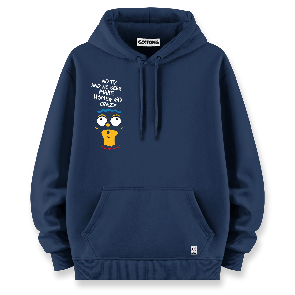 Crazy Homer - Oversize Bol Kalıp Hoodie