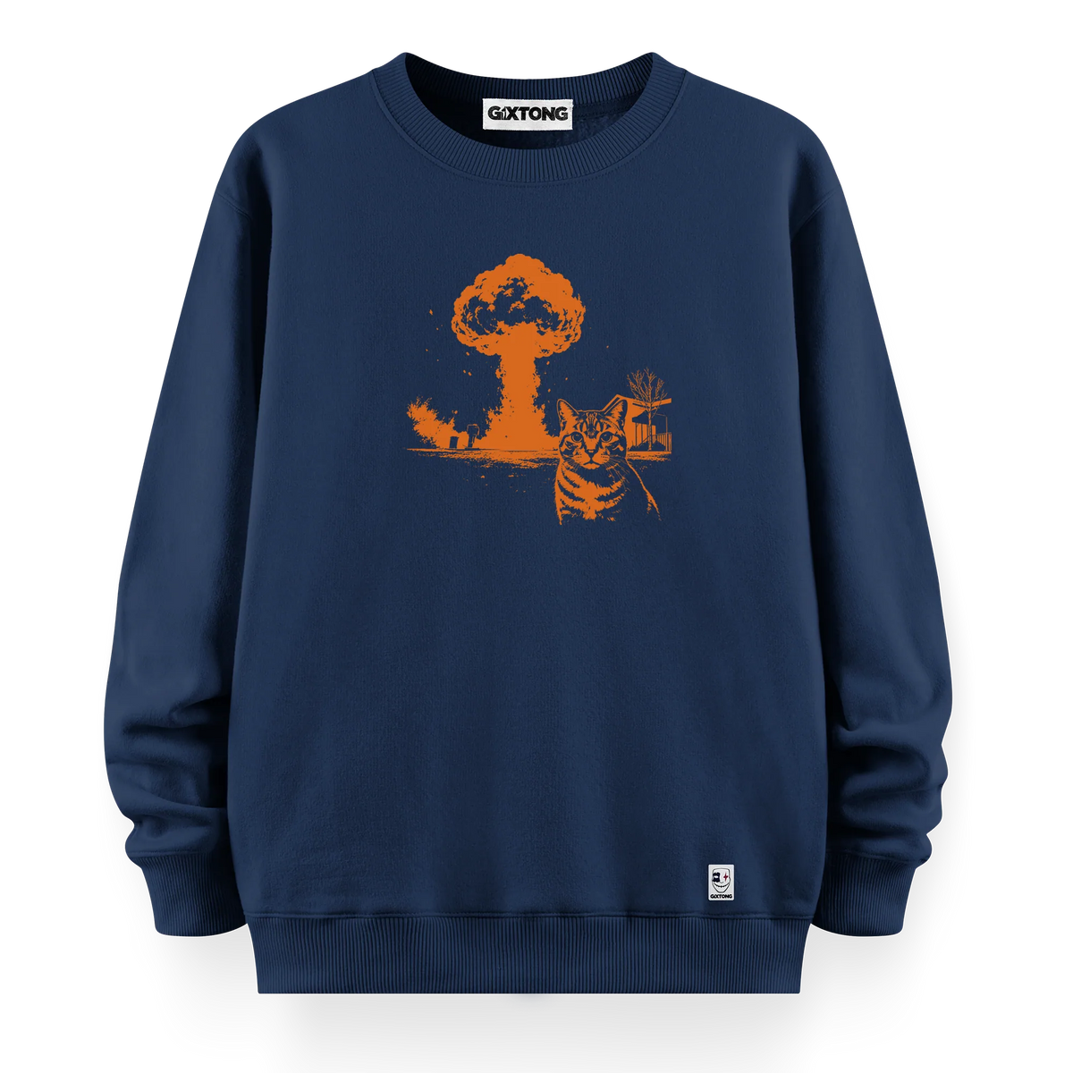 Cat Bomb - Oversize Bol Kalıp Sweatshirt