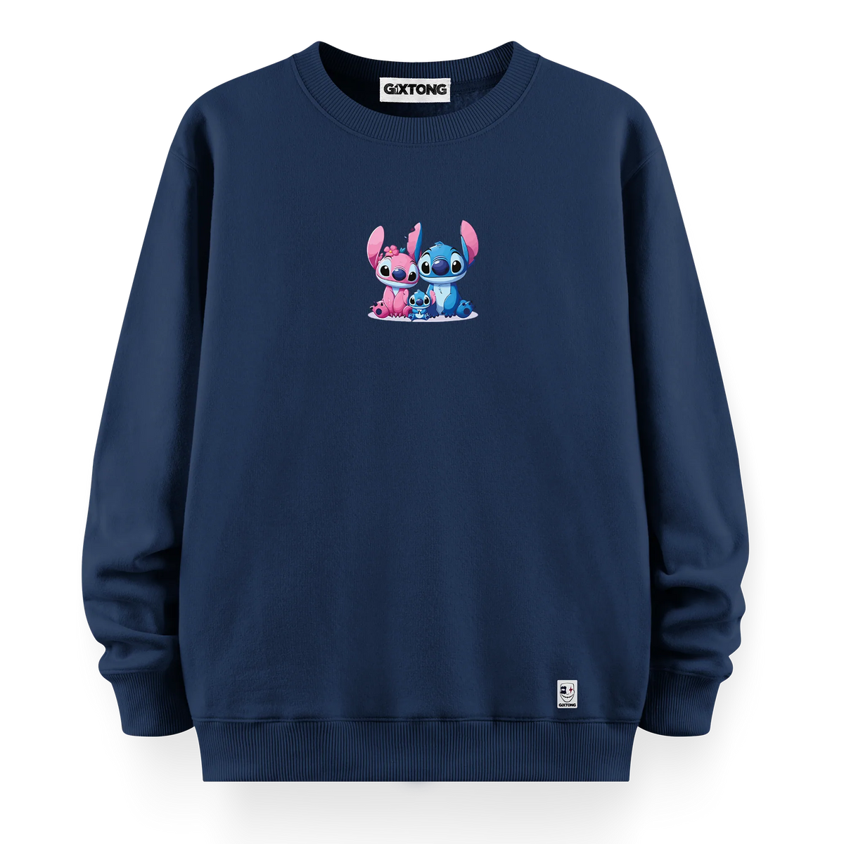 Stitch Family - Oversize Bol Kalıp Sweatshirt