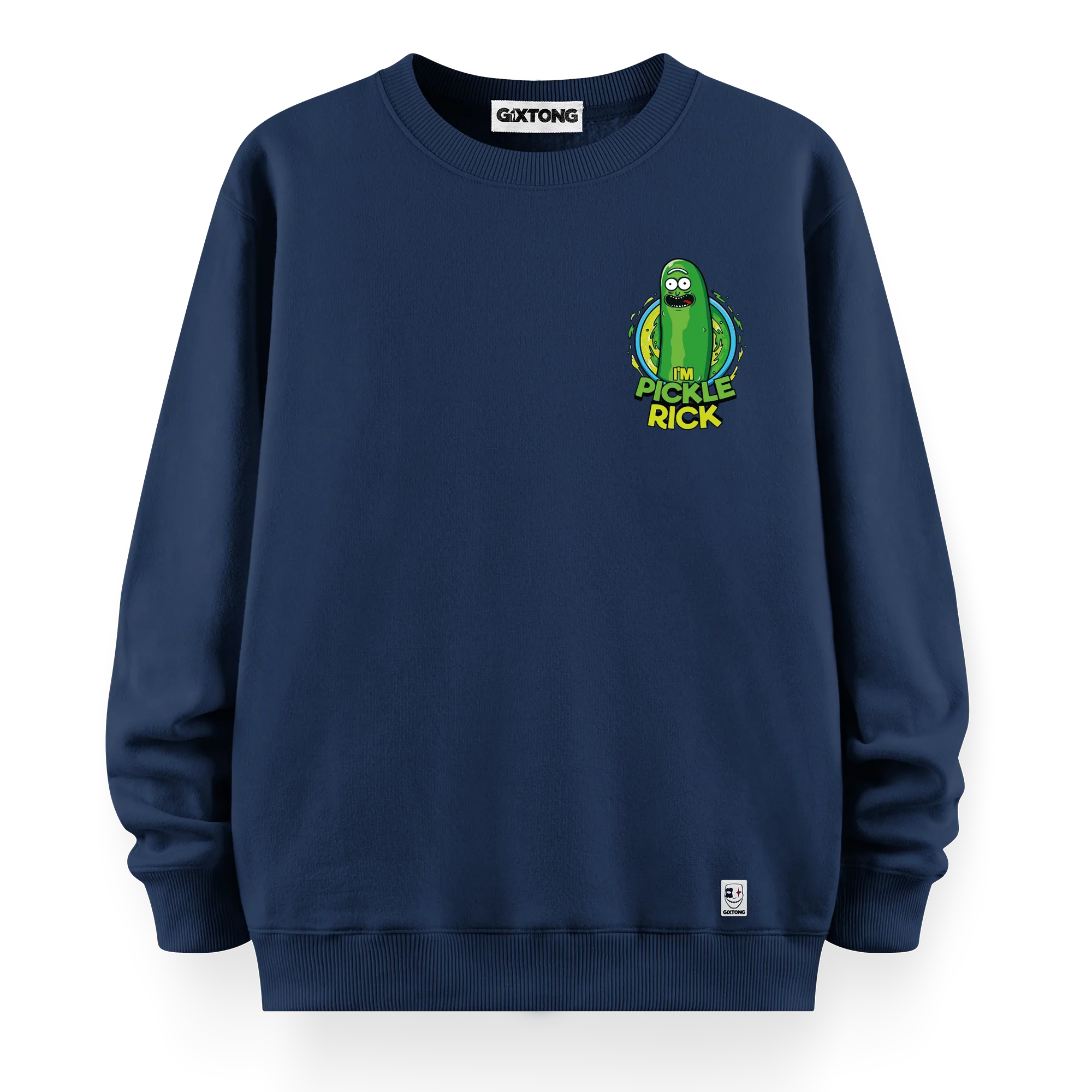 Pickle Rick - Oversize Bol Kalıp Sweatshirt