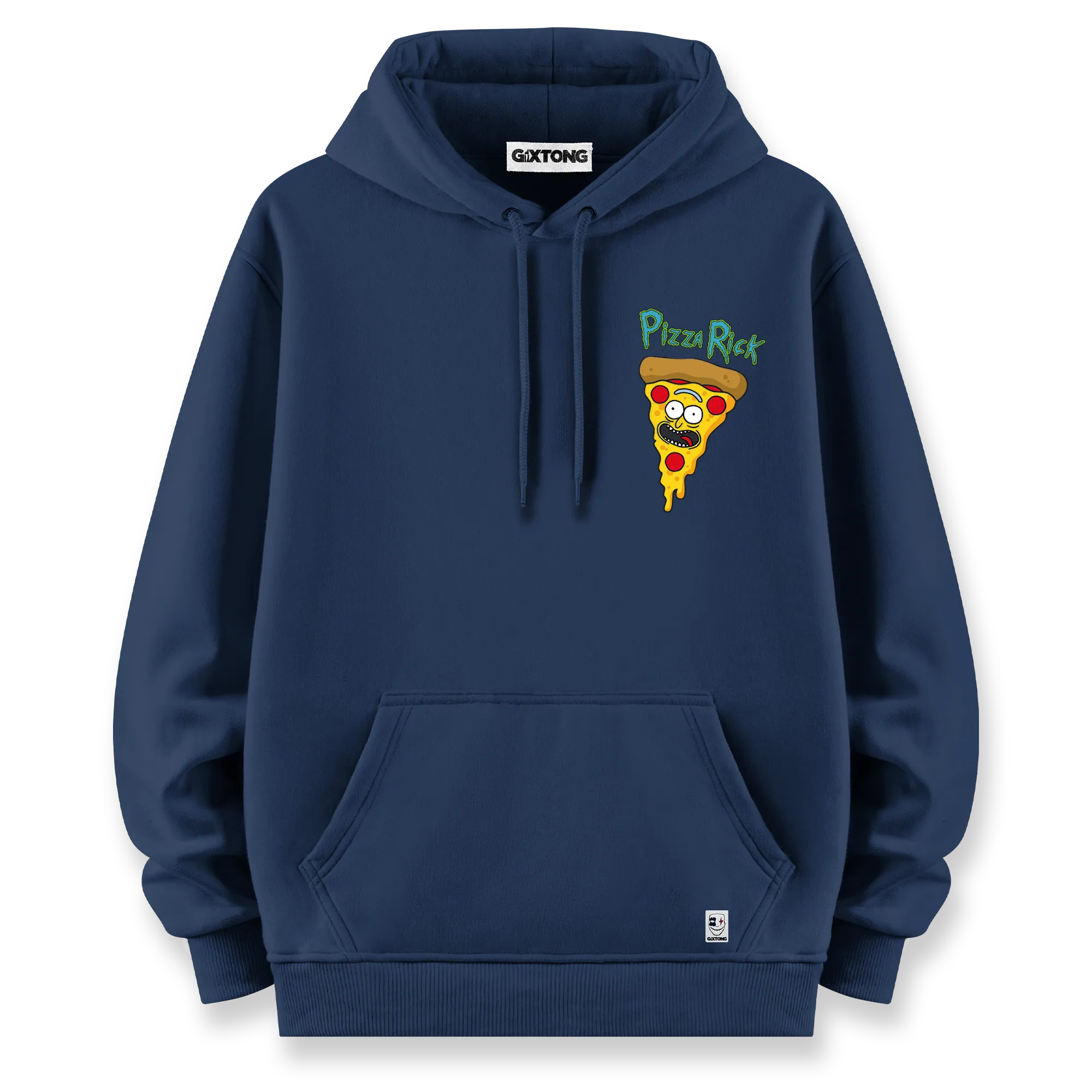 Pizza Rick - Oversize Bol Kalıp Hoodie