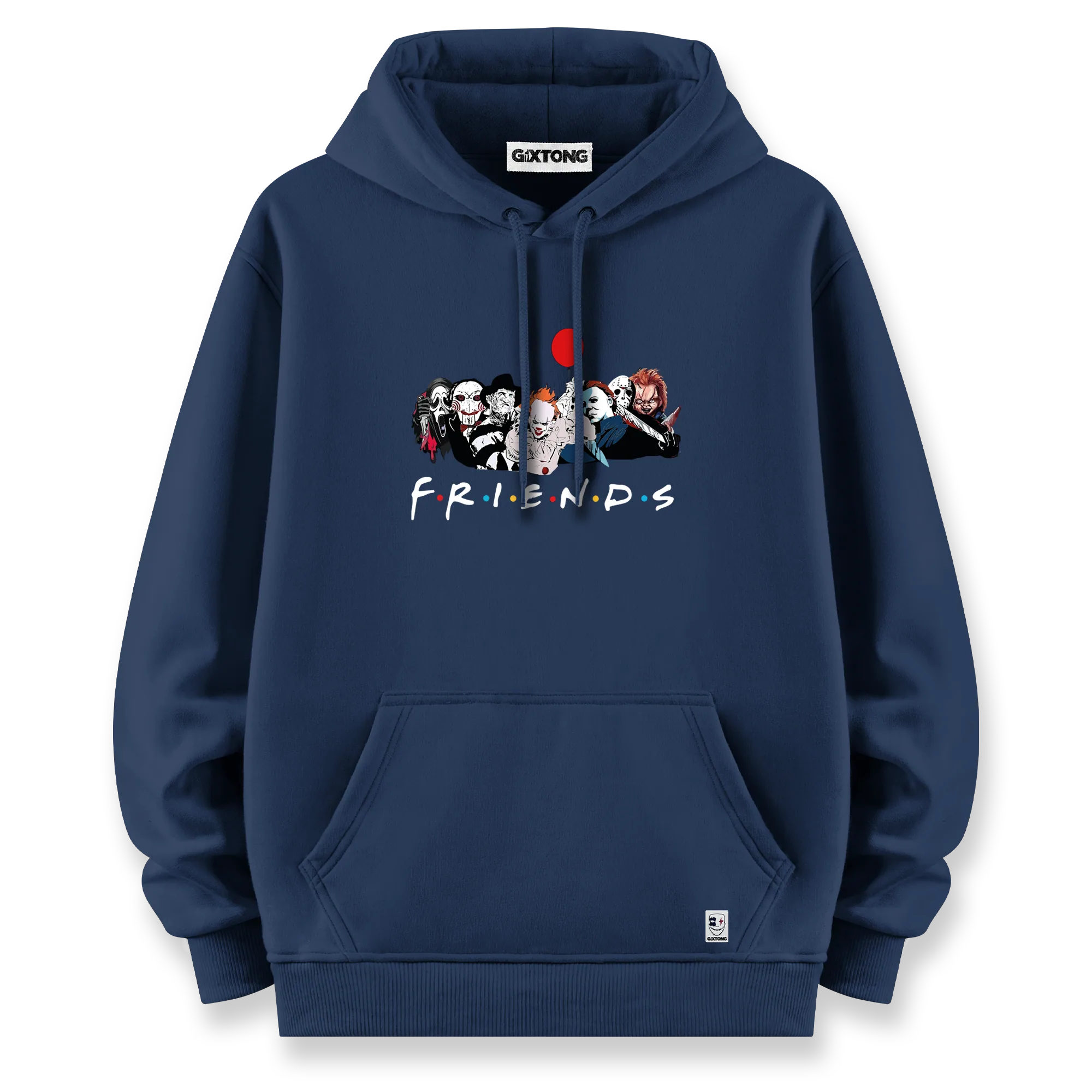 Dark Friends - Oversize Bol Kalıp Hoodie