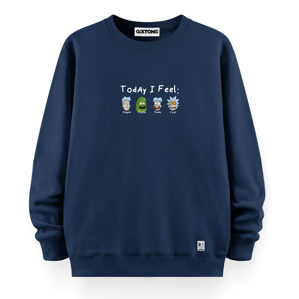 Rick's Routine - Oversize Bol Kalıp Sweatshirt
