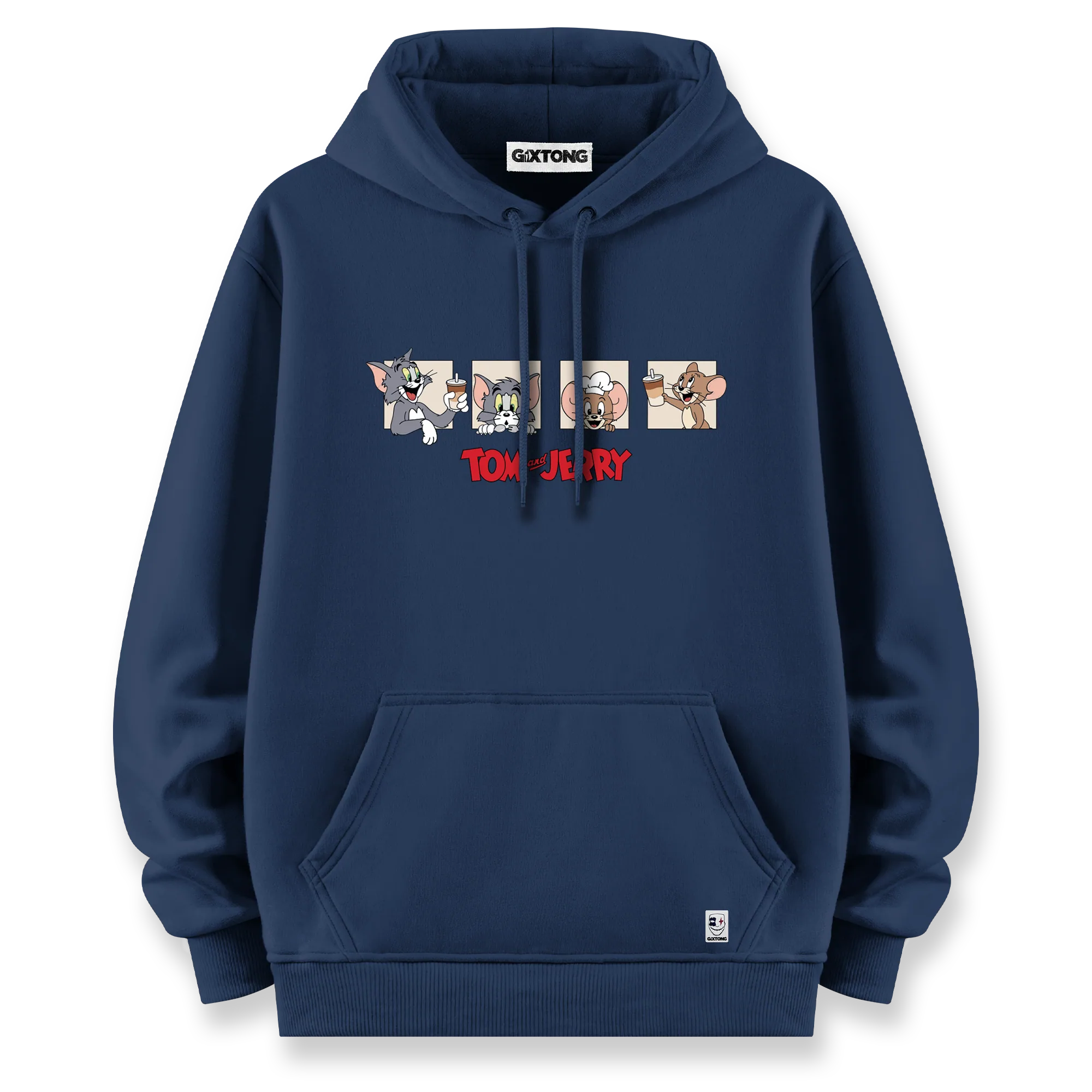 Tom And Jerry - Oversize Bol Kalıp Hoodie