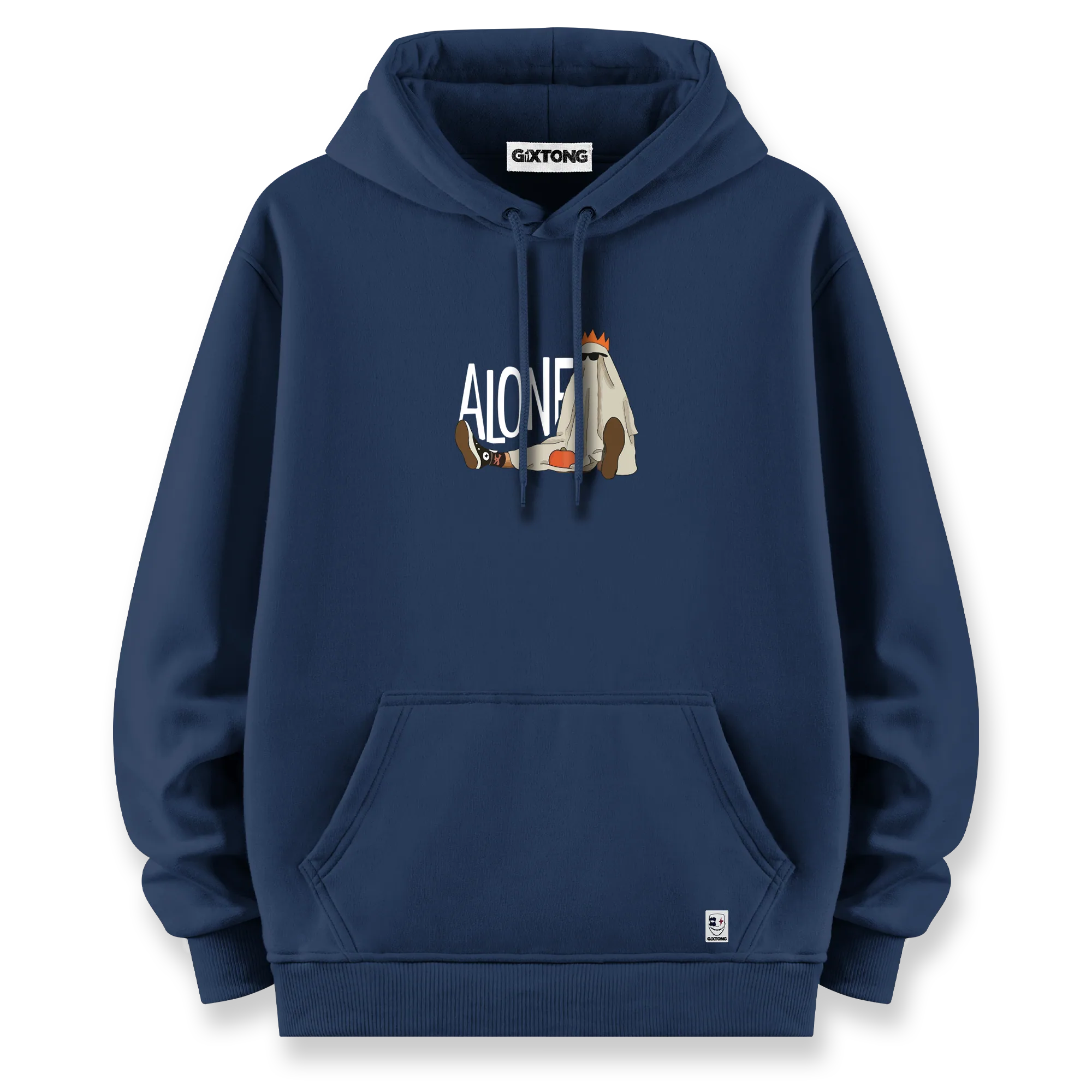 Alone - Oversize Bol Kalıp Hoodie