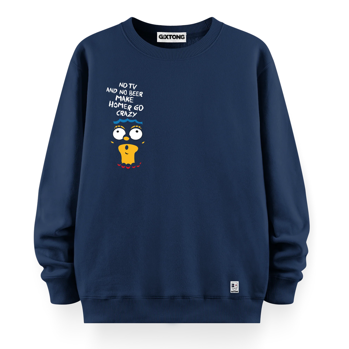 Crazy Homer - Oversize Bol Kalıp Sweatshirt