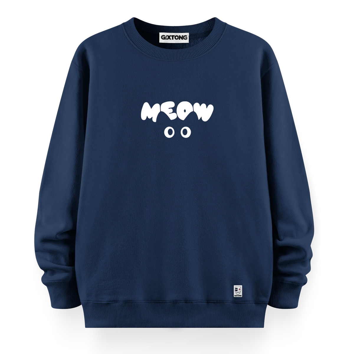 Meow - Oversize Bol Kalıp Sweatshirt