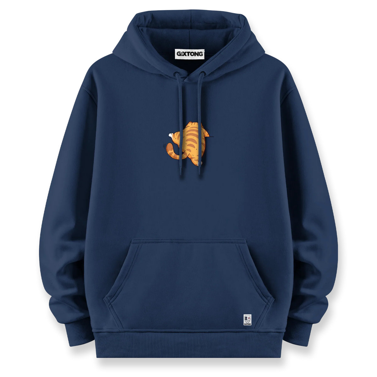 Fat Cat - Oversize Bol Kalıp Hoodie