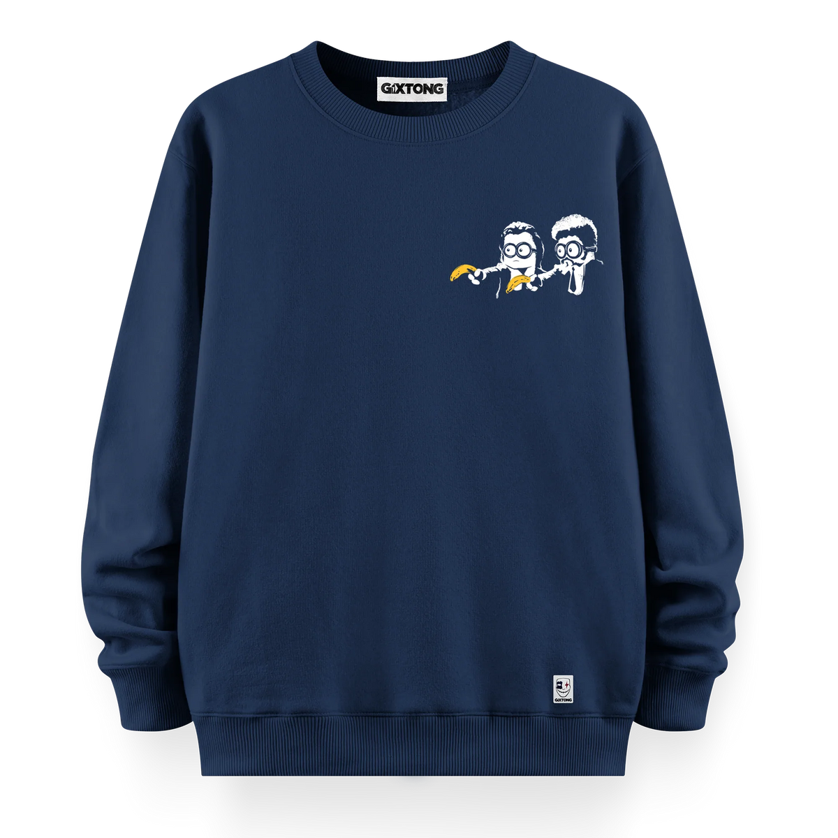 Fiction Minion - Oversize Bol Kalıp Sweatshirt