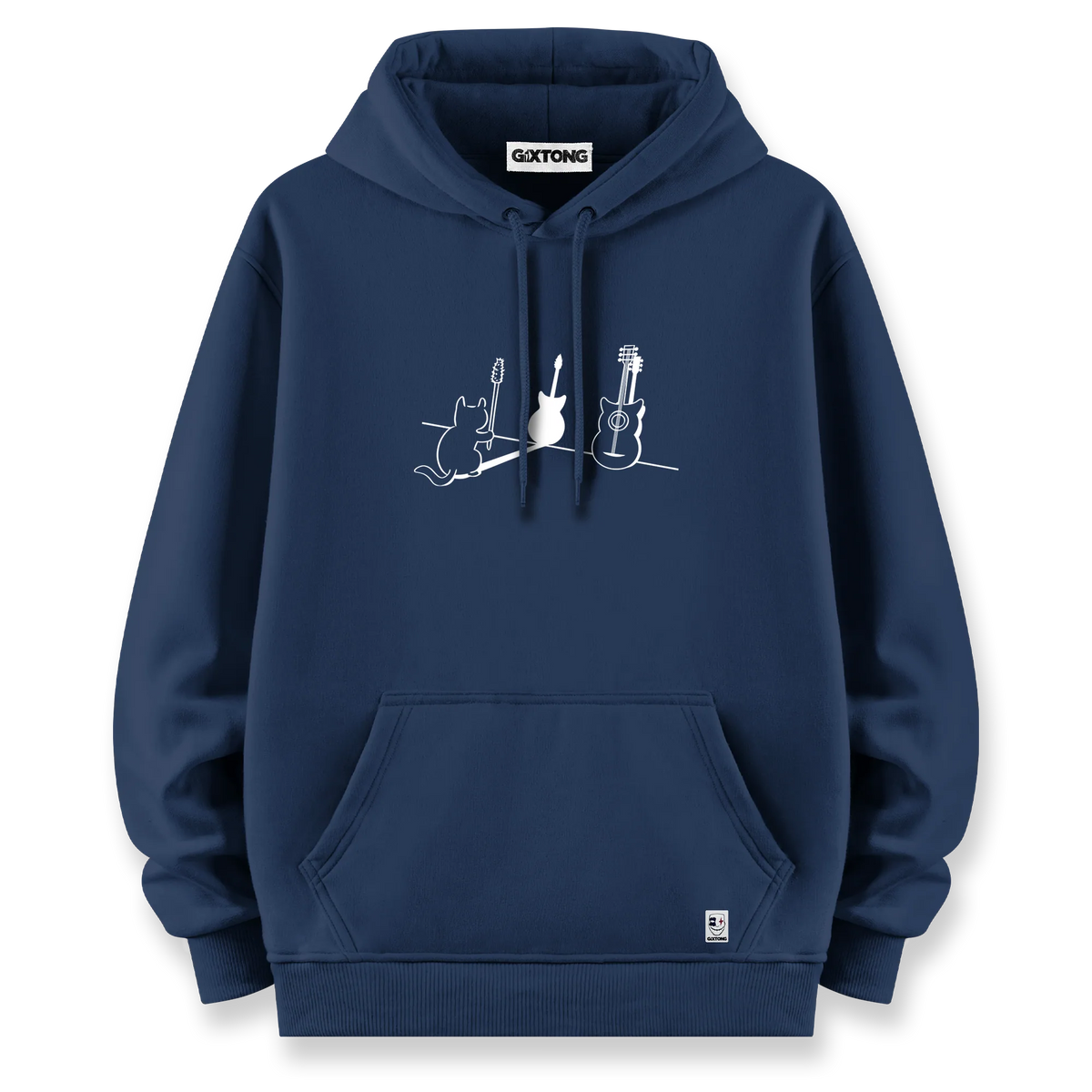 Guitar - Oversize Bol Kalıp Hoodie