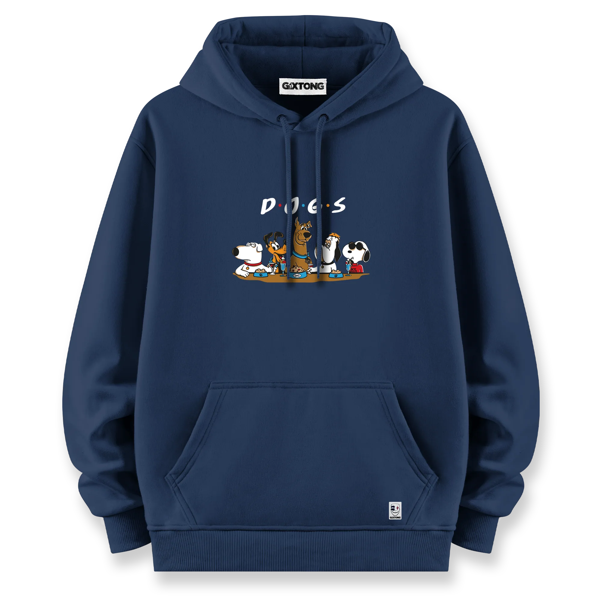 Dogs - Oversize Bol Kalıp Hoodie