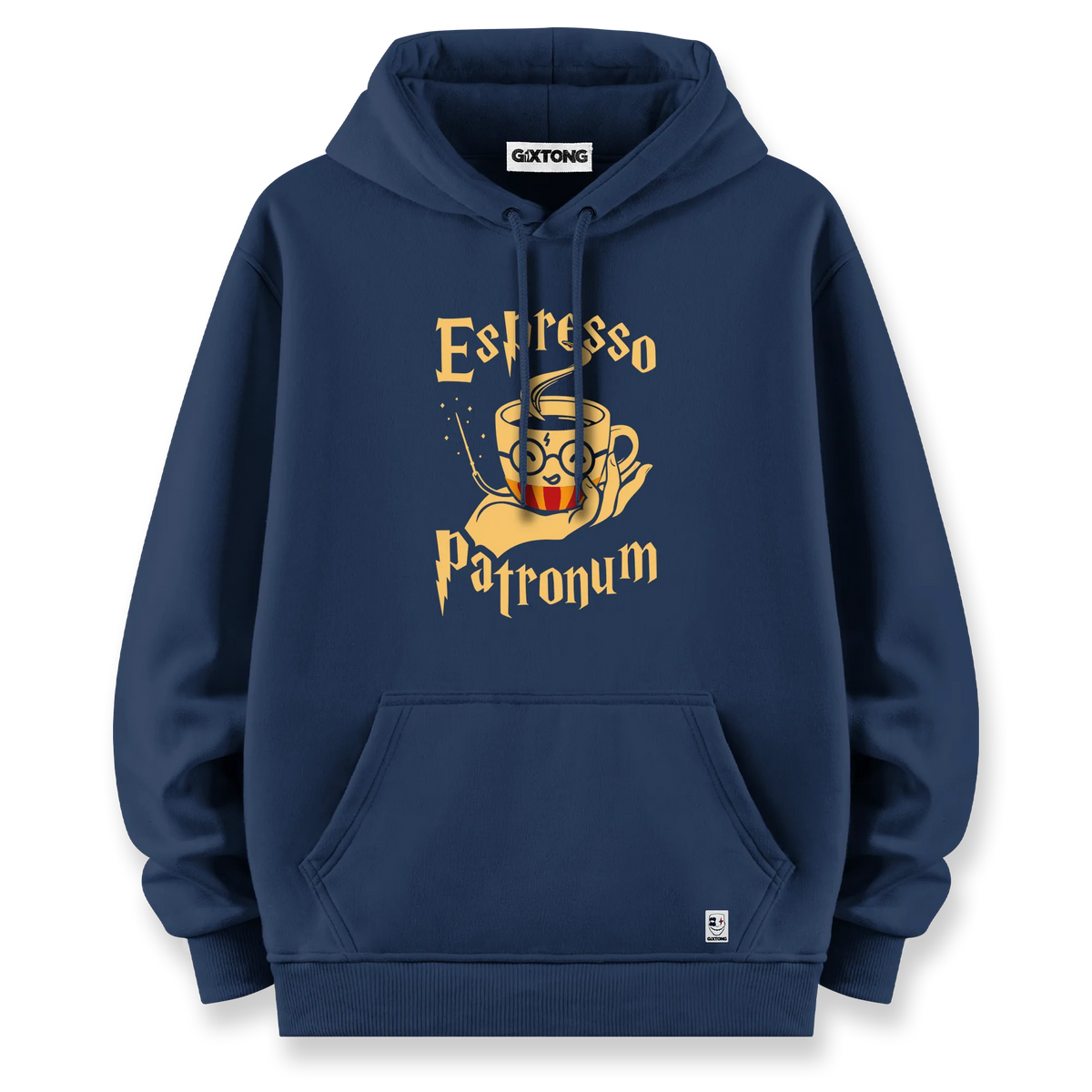 Espresso Patronum - Oversize Bol Kalıp Hoodie