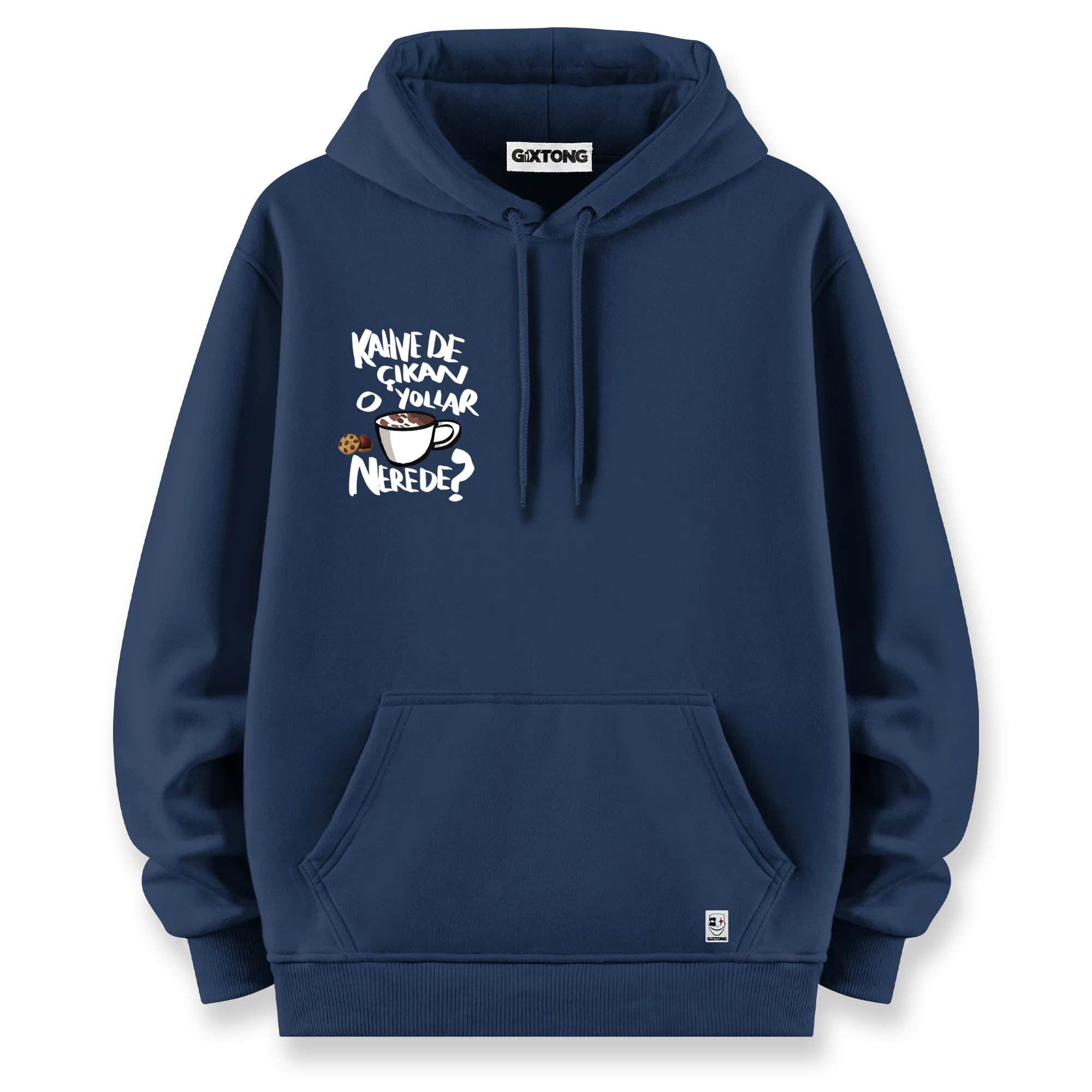 Nerede - Oversize Bol Kalıp Hoodie